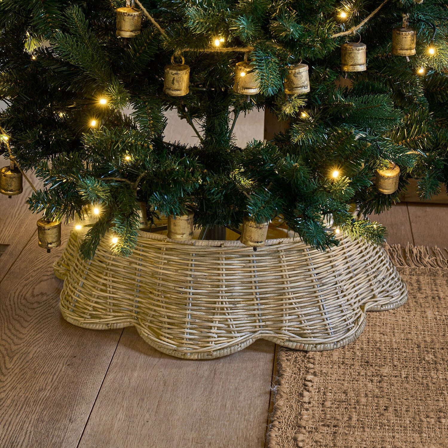 Mirabeau Christbaumschmuck Weihnachtsbaum-Umrandung Cornwalle braun ...