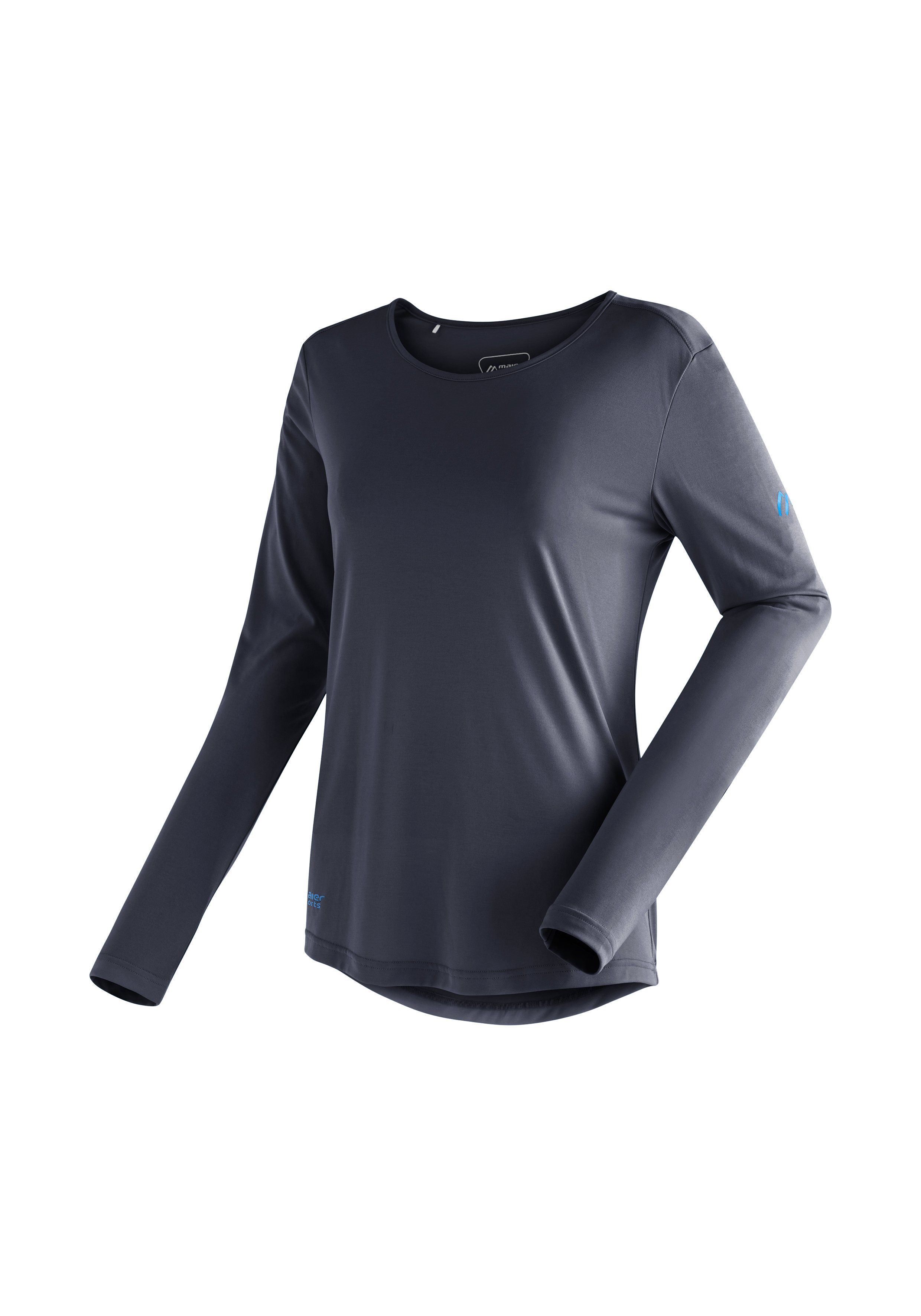 Maier Sports Longsleeve Horda L/S W Damen Langarmshirt für Wandern und  Freizeit, Atmungsaktives Material für optimalen Feuchtigkeitstransport