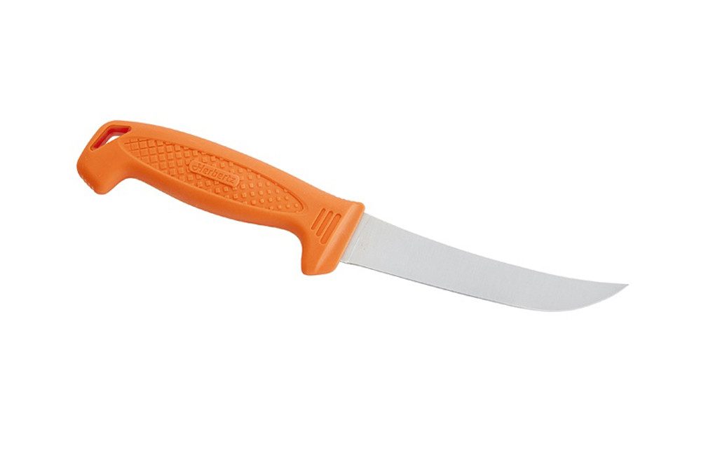 Herbertz Fischfiliermesser scharfes Filiermesser zum Fischfiletieren, Herbertz Filetiermesser, Klassik, Orange, Steckscheide