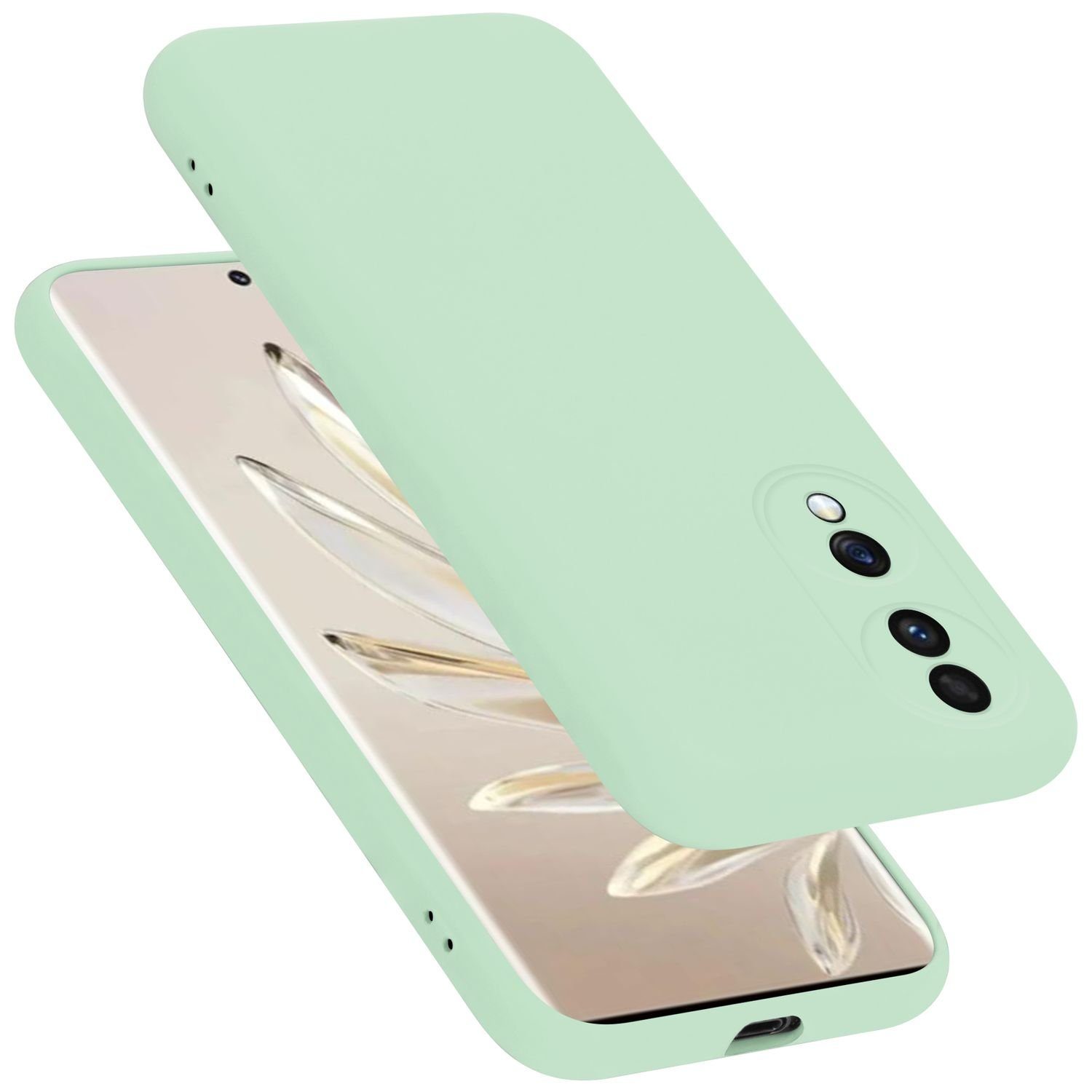Cadorabo Handyhülle für Hülle Honor 70, Flexible Hülle TPU Silikon Schutzhülle Back Cover Case