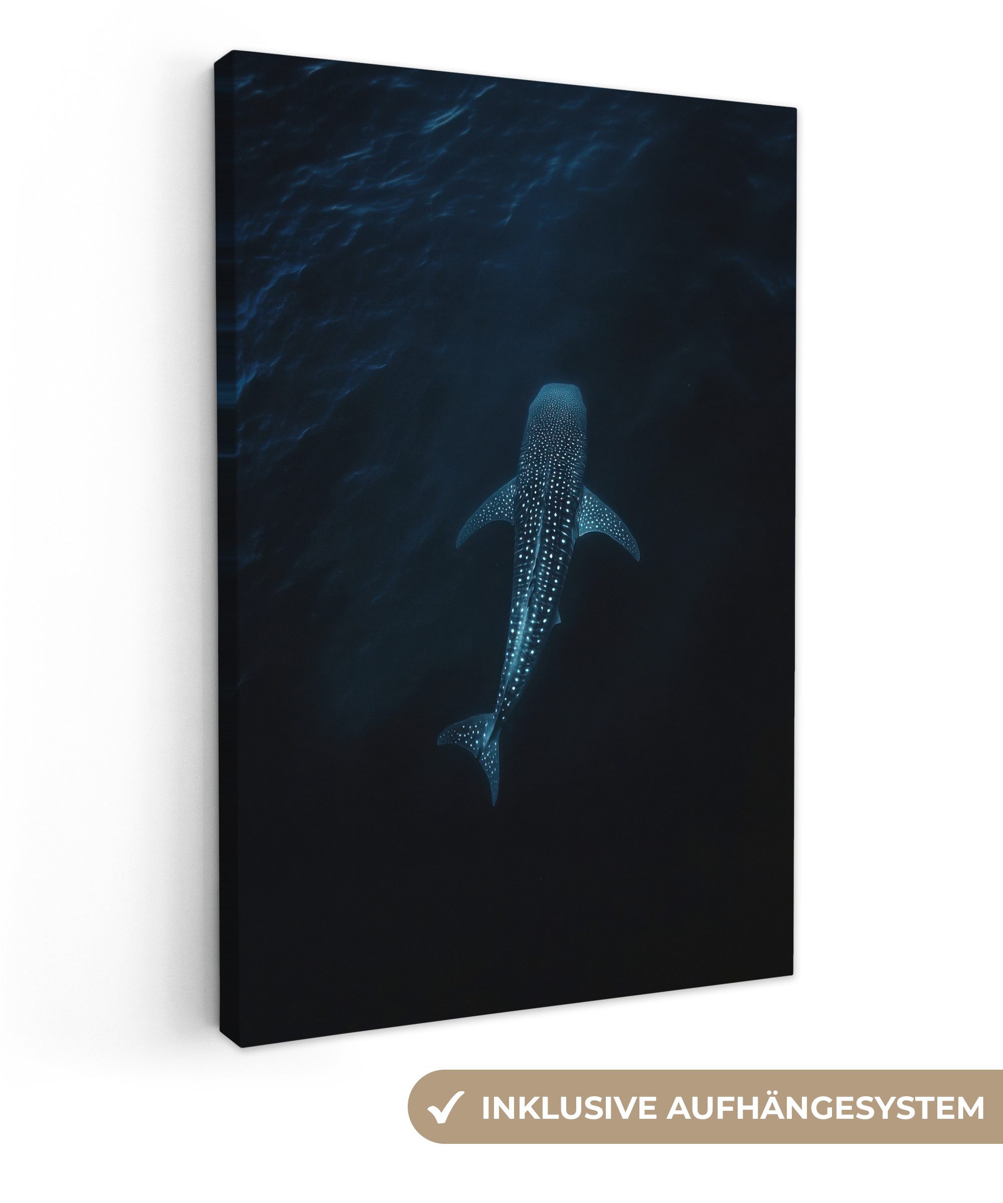 OneMillionCanvasses® Leinwandbild Ozean - Walhai - günstig online kaufen