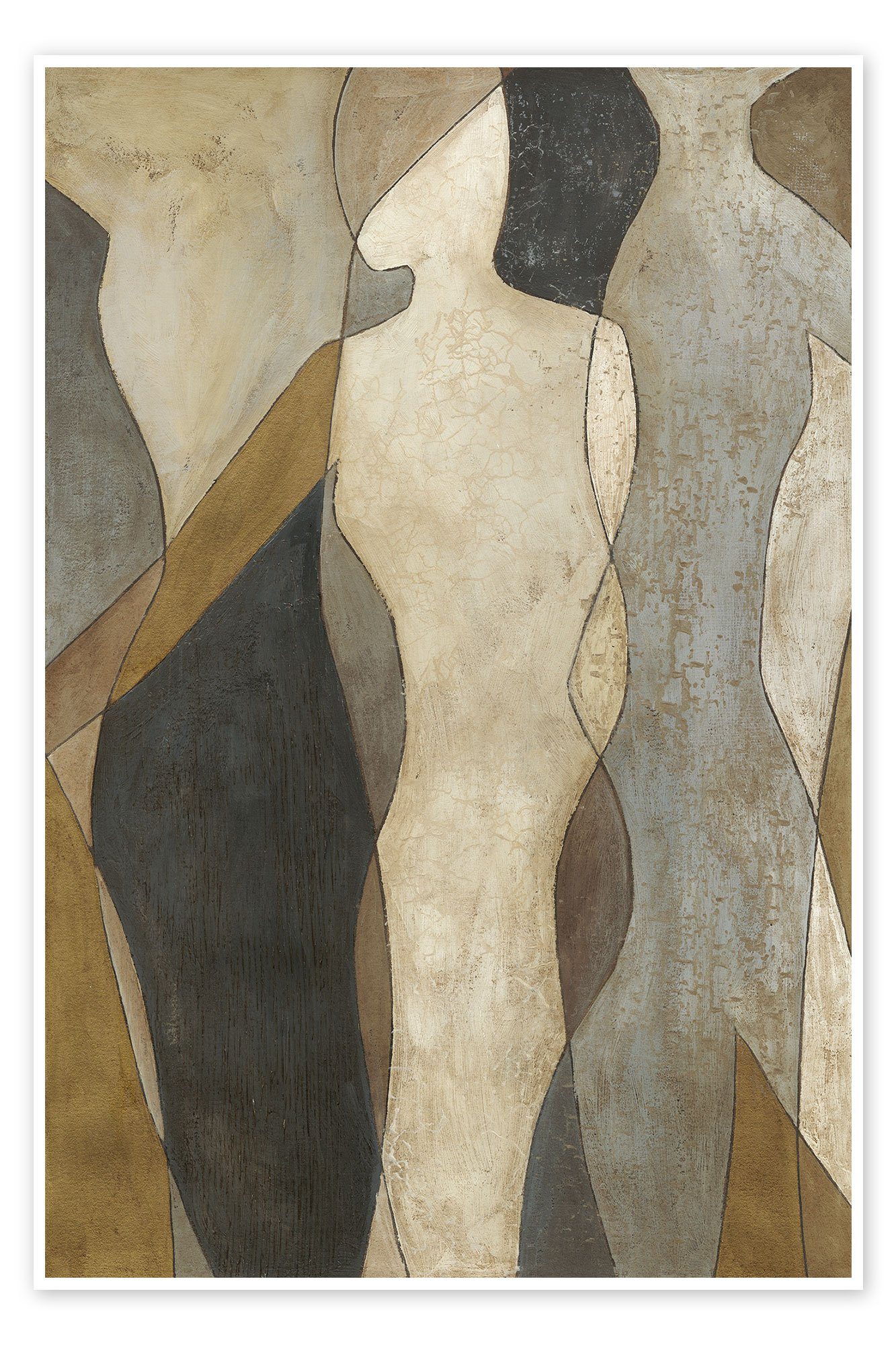 Posterlounge Poster Megan Meagher, Figuren I, Esszimmer Rustikal Malerei