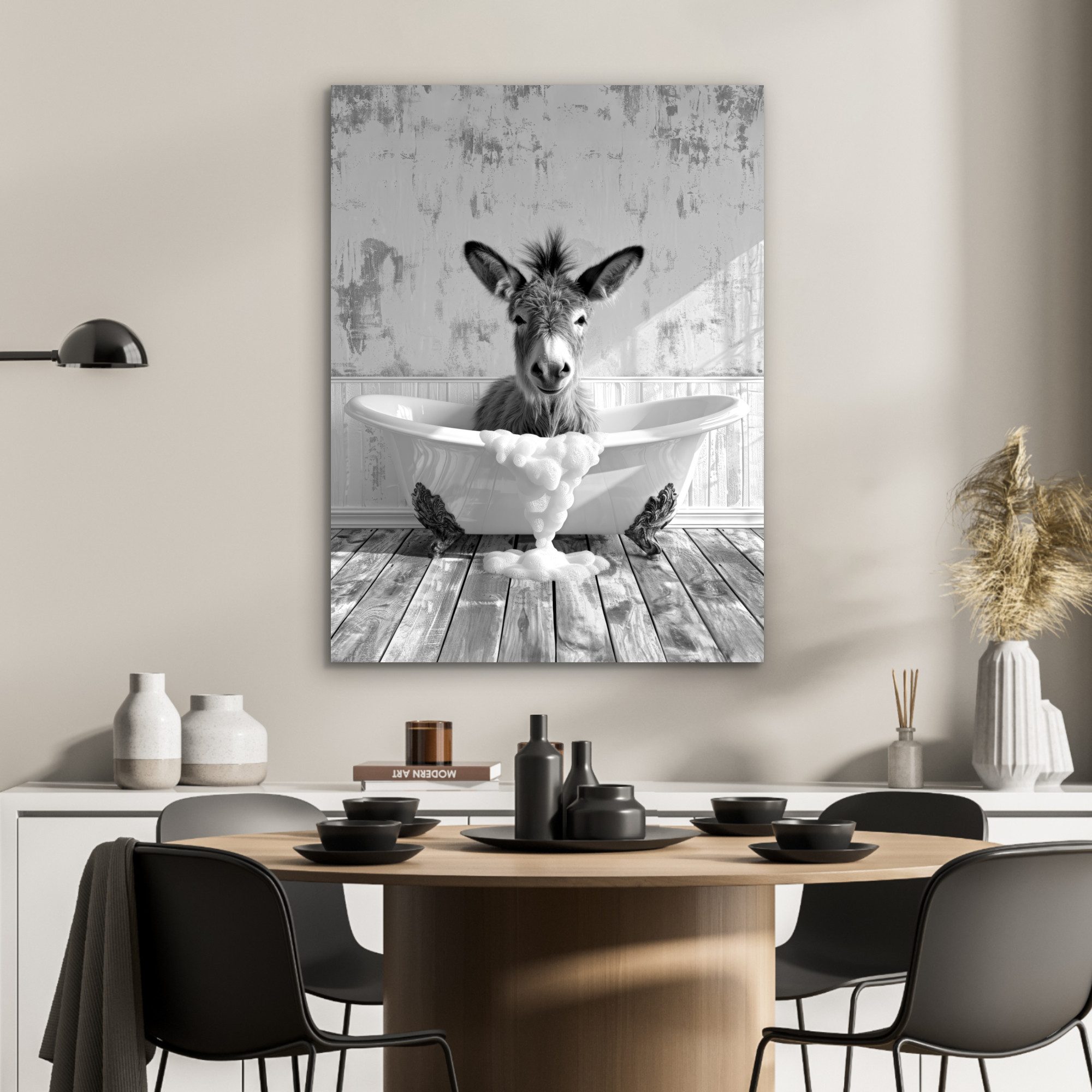 MuchoWow Metallbild Esel - Tier - günstig online kaufen