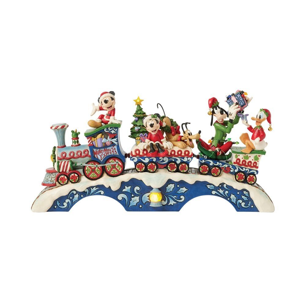 enesco Dekofigur Mickey & Friends Musical Train - 6014996 (1 St)