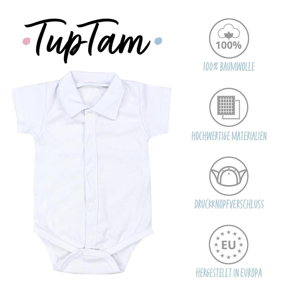 TupTam Langarmbody TupTam Baby Jungen Langarm Kurzarm Body mit Kragen