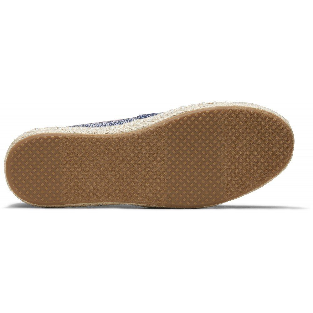 TOMS Indigo Floral Espadrilles, vegane Schuhe Sandale