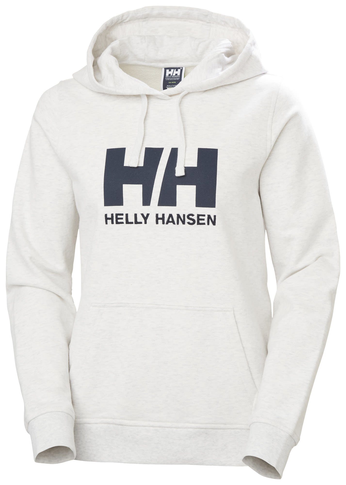 Helly Hansen Longpullover Hansen Damen W Hoodie Cloud Logo Melange Hh Nimbus Helly