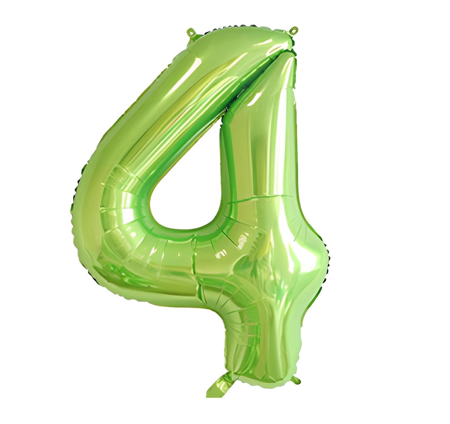little Birthday Aufblasbares Partyzubehör Zahl 4 verschiedene Farben