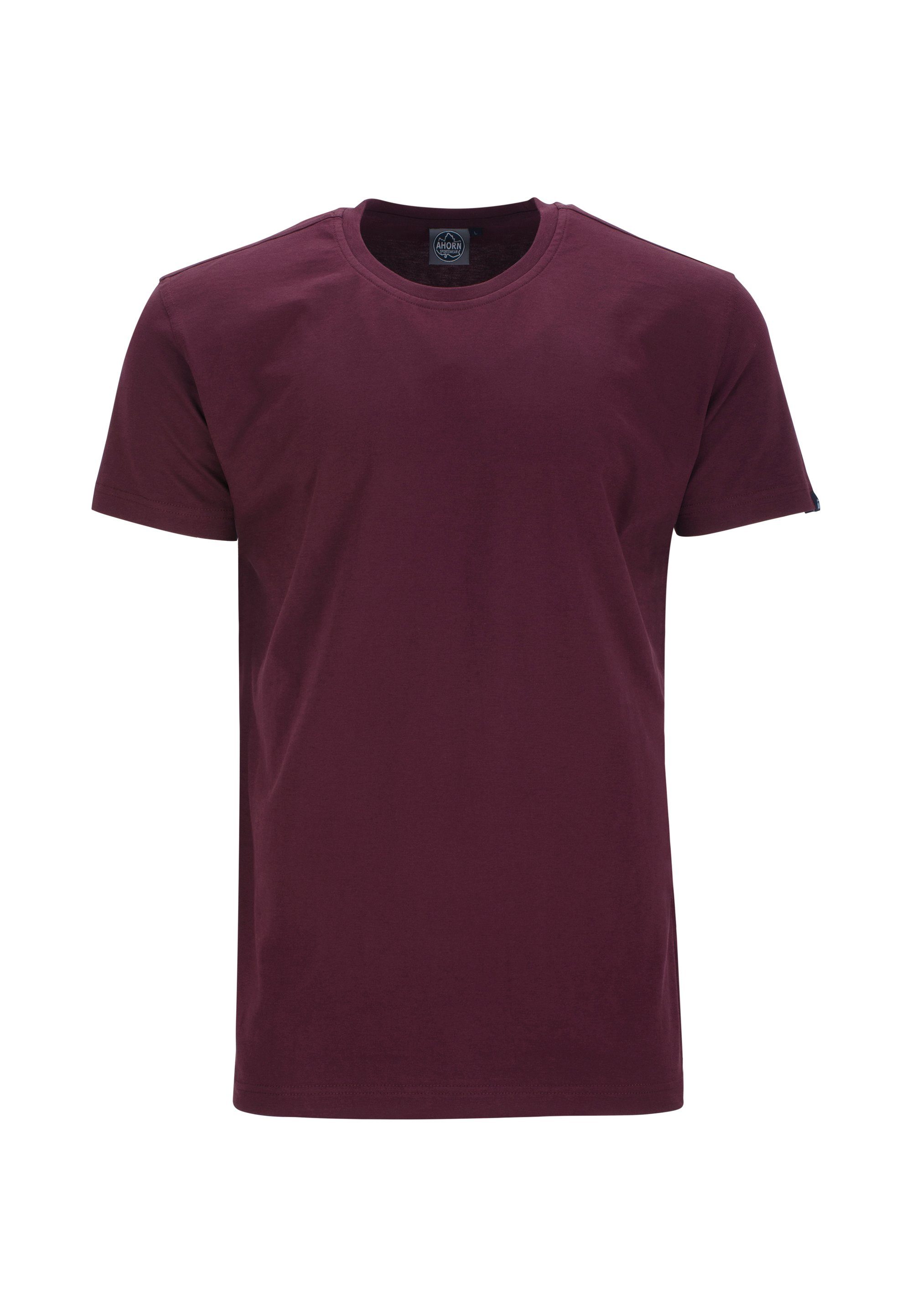 AHORN SPORTSWEAR im Basic-Look T-Shirt klassischen rot