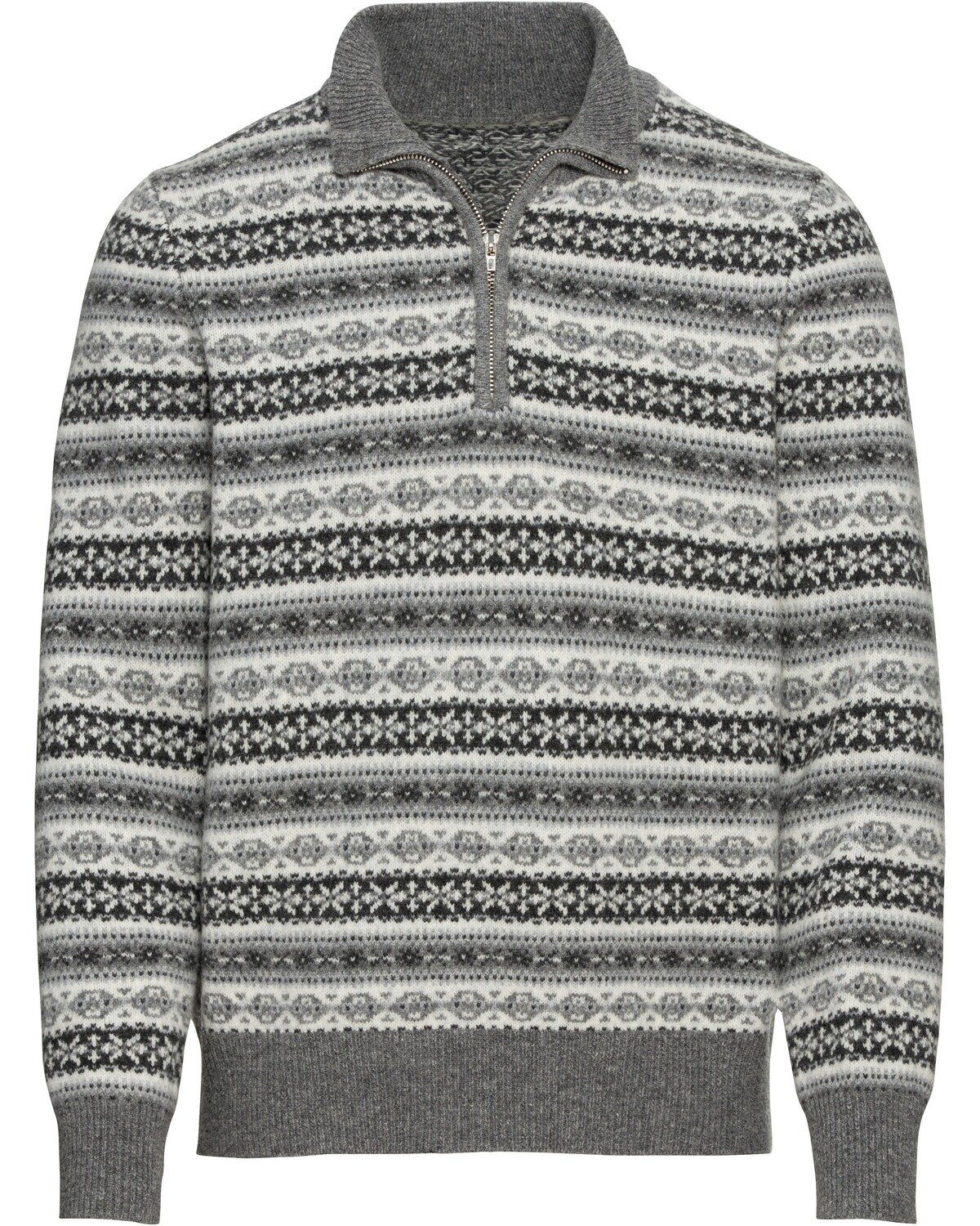 Reitmayer Strickpullover Jacquard-Troyer