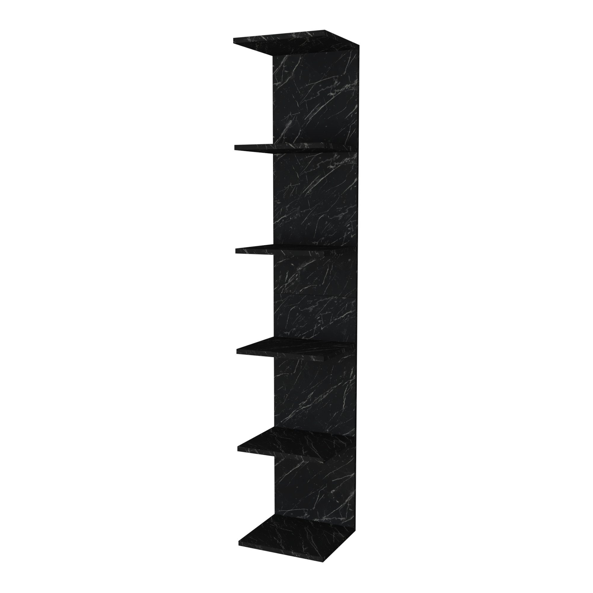 en.casa Wandregal, »Surahammar« Wandboard 6 Ablagefächer günstig online kaufen