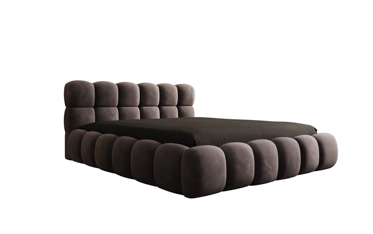 Luxusbetten24 Polsterbett Designer Polsterbett Boston Samt, günstig online kaufen