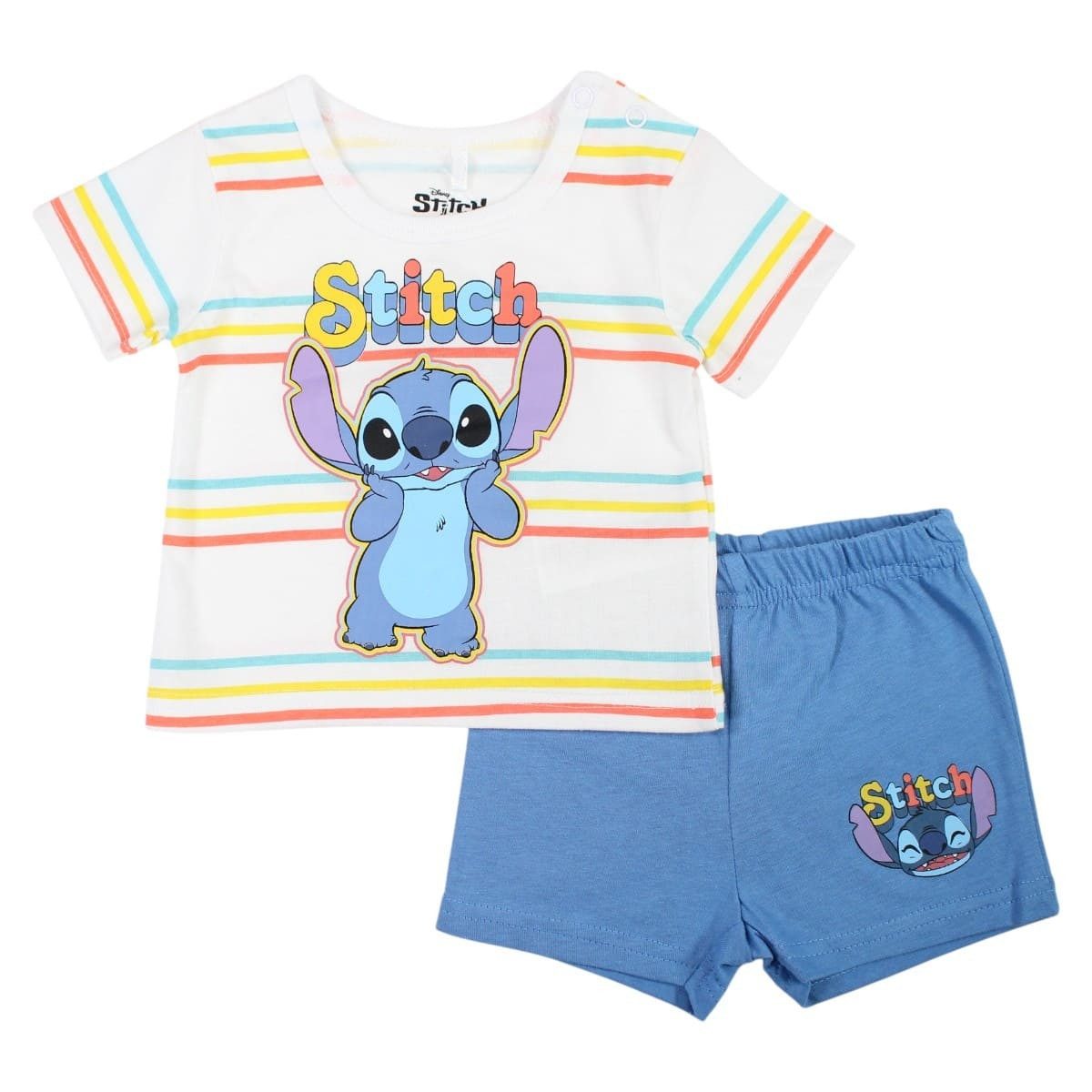 Disney Strampler Disney Lilo & Stitch Baby Sommer Set mit Shorts T-Shirt Gr. 62 bis 86