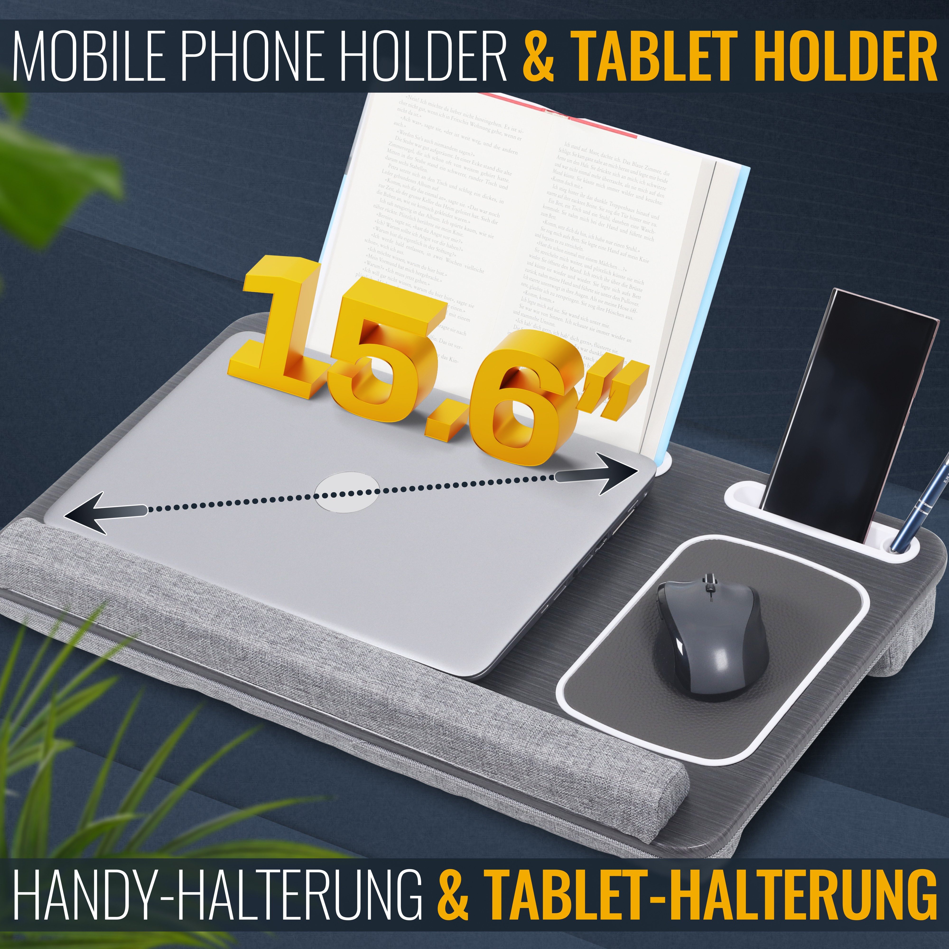 RICOO Laptoptisch LA0018 (1-St), Laptop-Kissen mit Mauspad Laptop-Ständer N günstig online kaufen