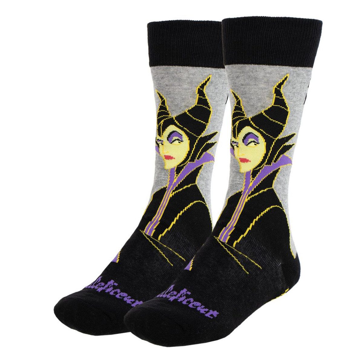 Cerda Socken Disney Villains Damen Socken 3er Pack Baumwoll-Mix Größe 36/43