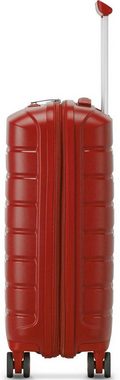 RONCATO Hartschalen-Trolley B-FLYING Carry-on, 55 cm, rot, 4 Rollen, Handgepäck-Koffer Reisekoffer mit Volumenerweiterung und TSA Schloss