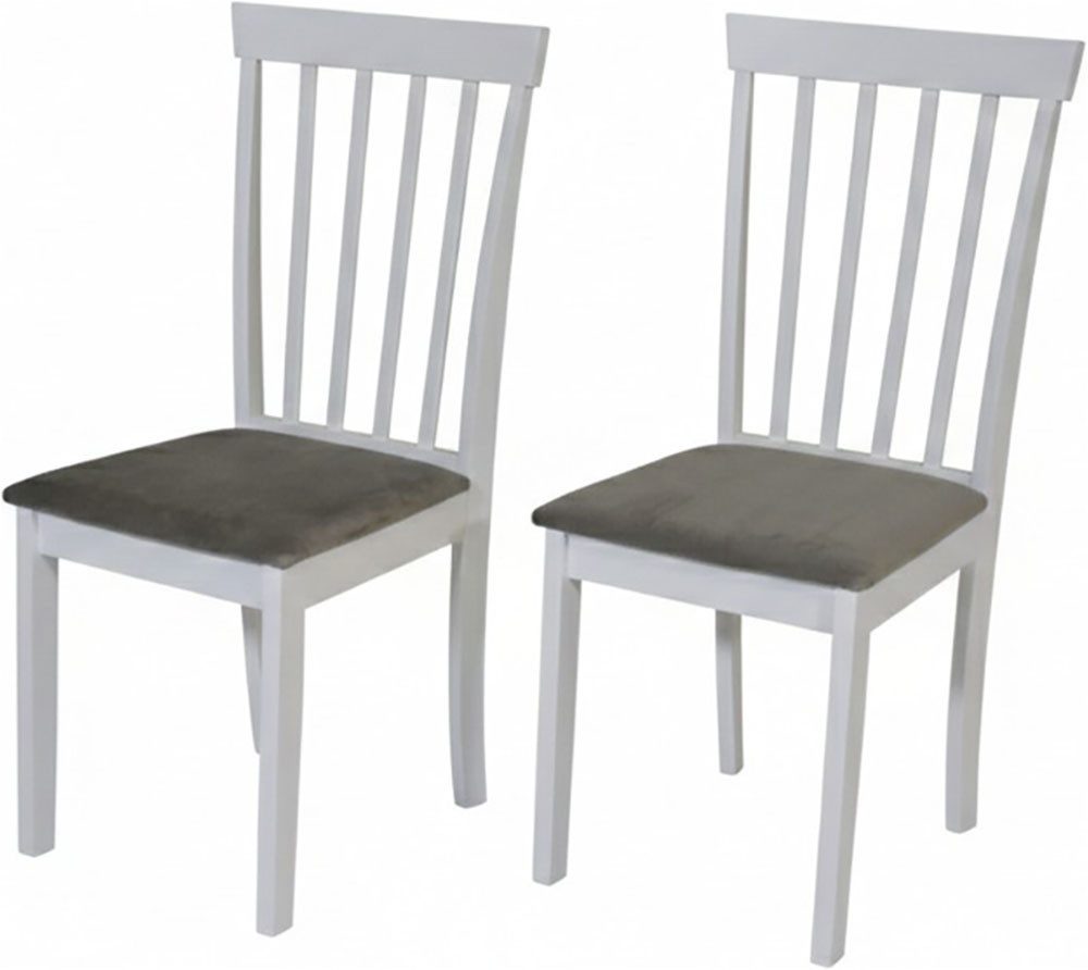 Jahnke Esszimmerstuhl LITE SIT DUO (Set), Esszimmerstuhl (2er Set), Massivholz, Samt-Stoff, bis 110 kg belastbar