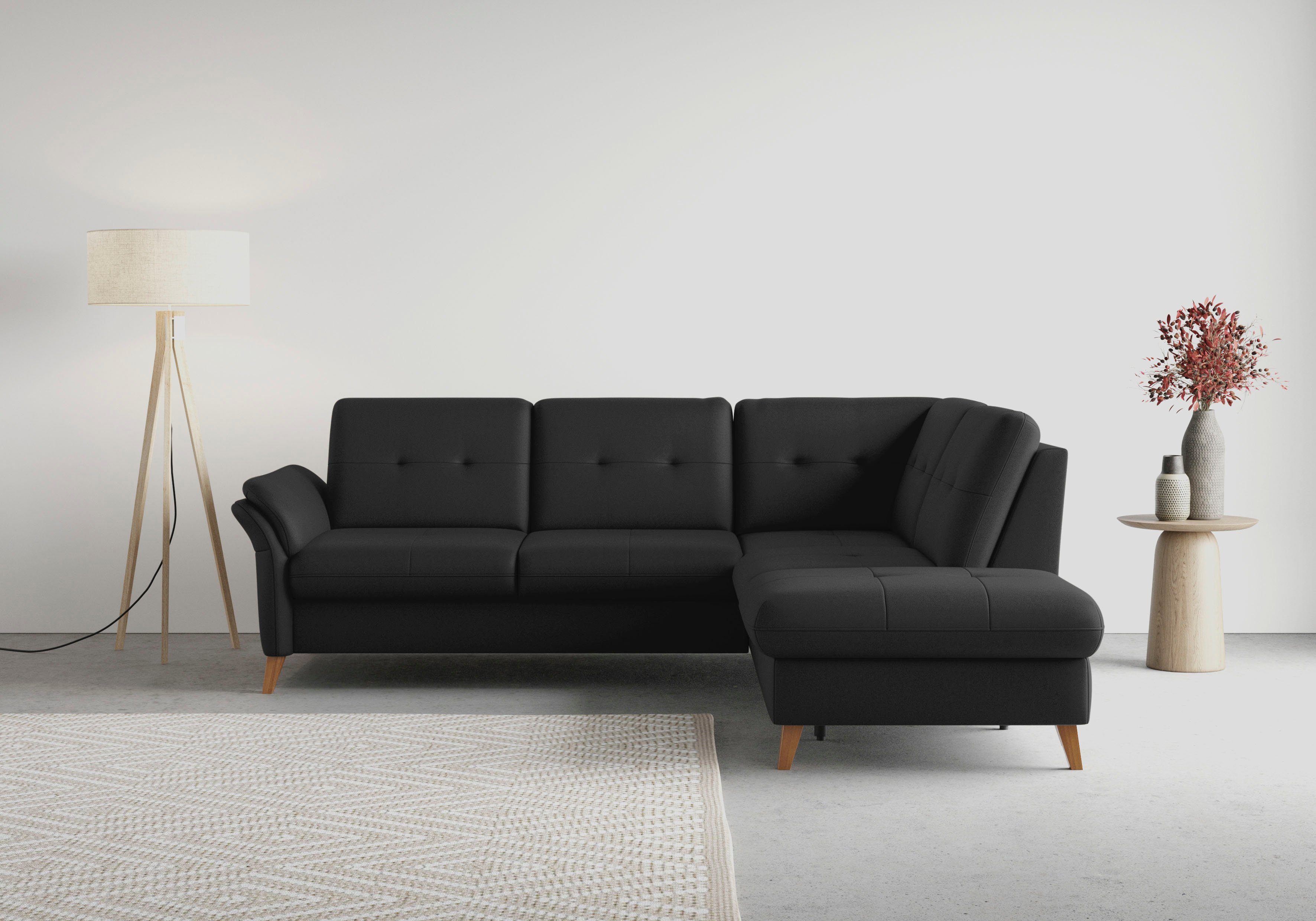 sit&more Ecksofa "Göteborg" inkl. Sitztiefenverstellung, wahlweise mit Bett günstig online kaufen