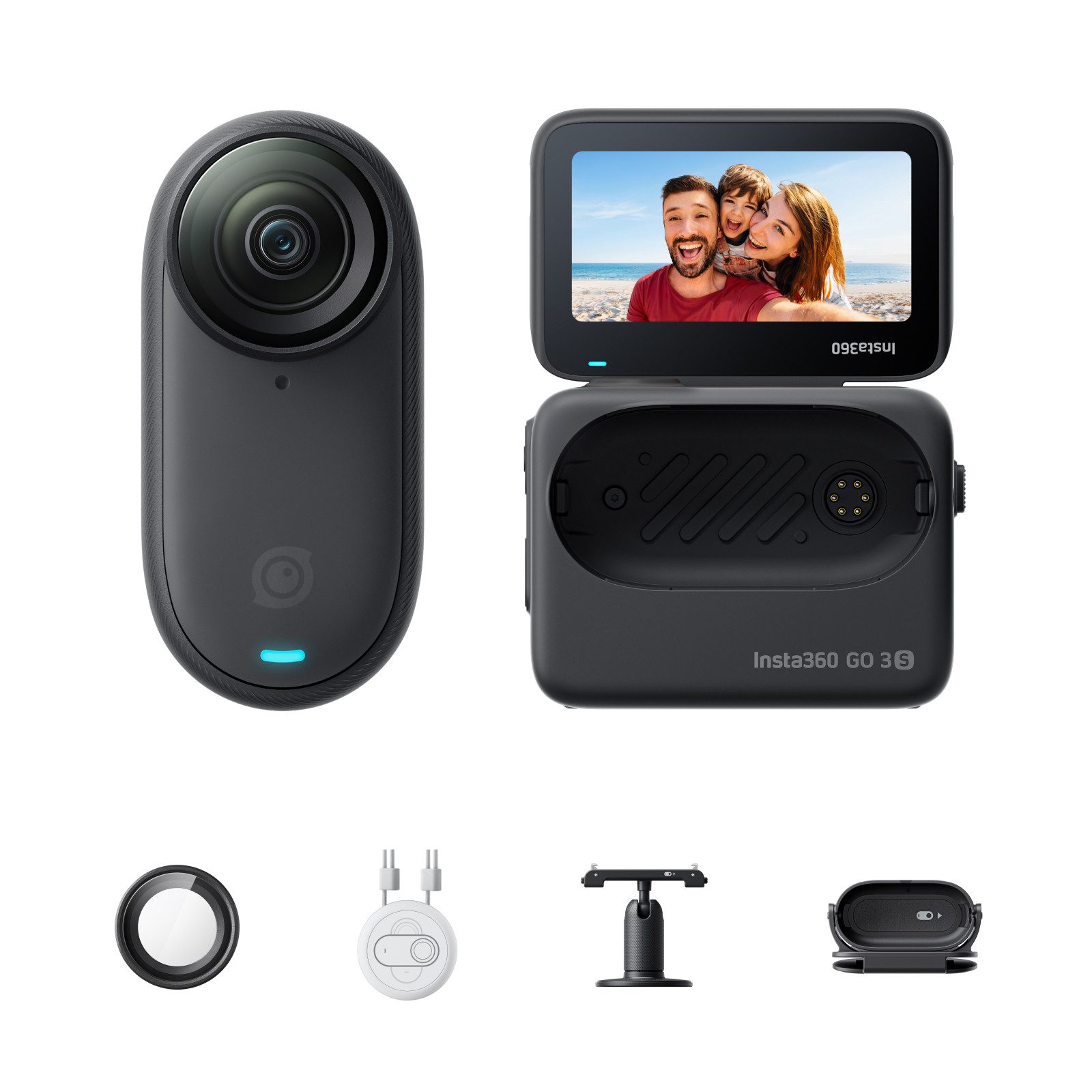 Insta360 Insta360 GO 3S - Tragbare 4K Mini-Kamera Action Cam (4K Ultra HD, WLAN (Wi-Fi), Bluetooth)