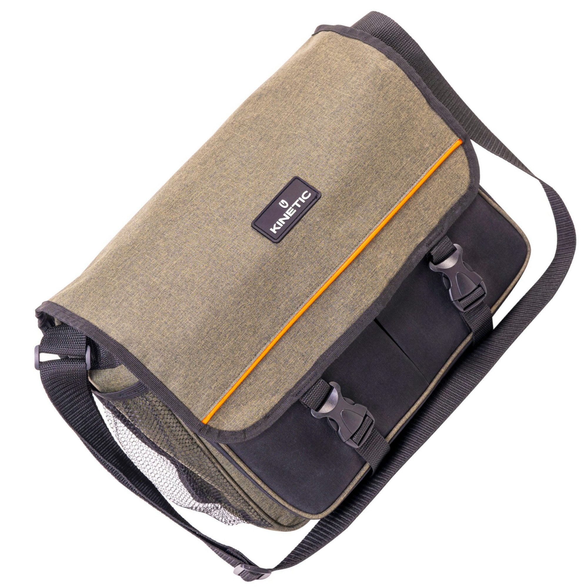 Kinetic Aufbewahrungstasche Fishing Bag 3 Boxes Olive Melange/Orange
