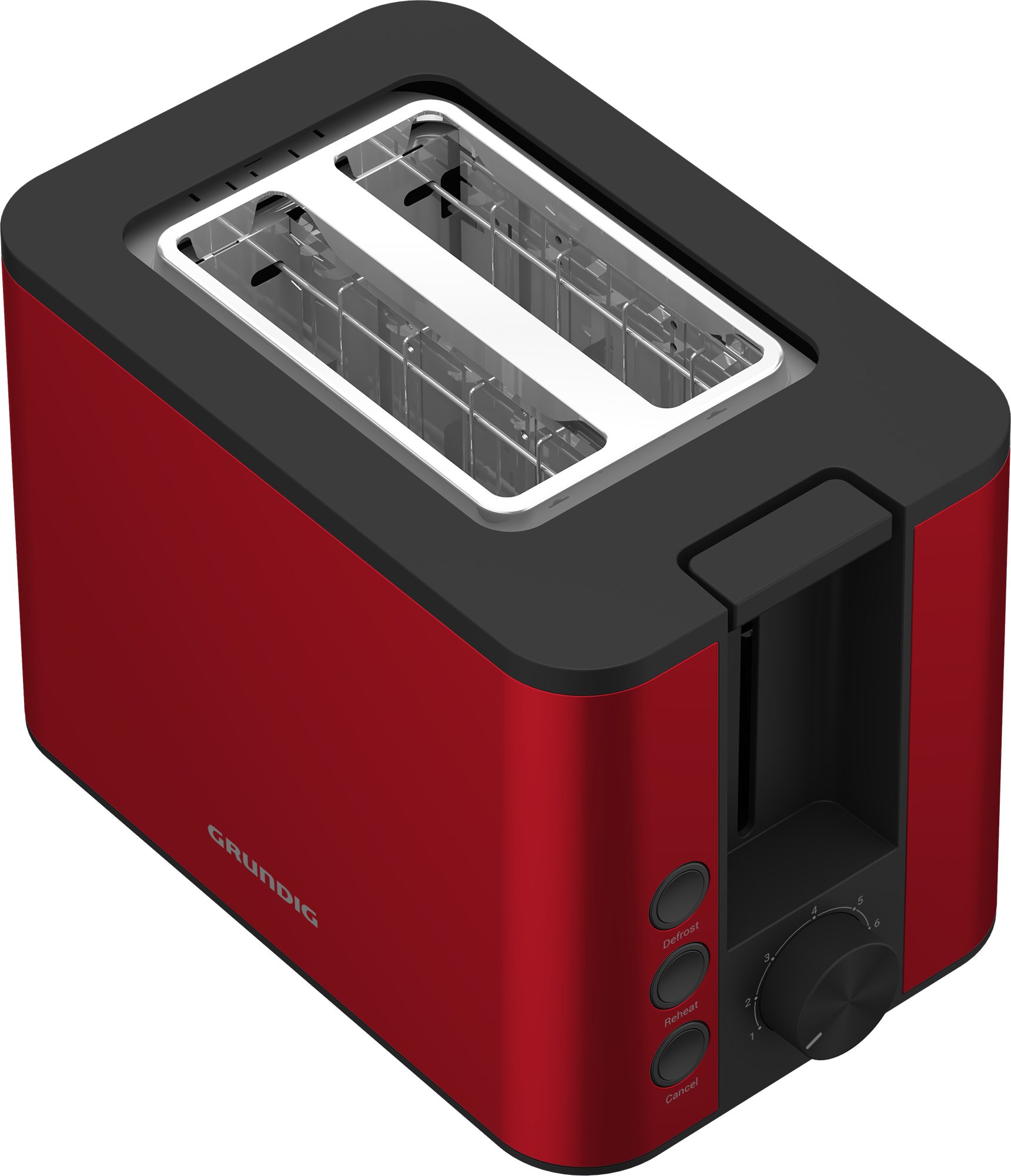 Grundig Toaster TA 8340, 2 kurze Schlitze, 950 W, inkl. Brötchenaufsatz
