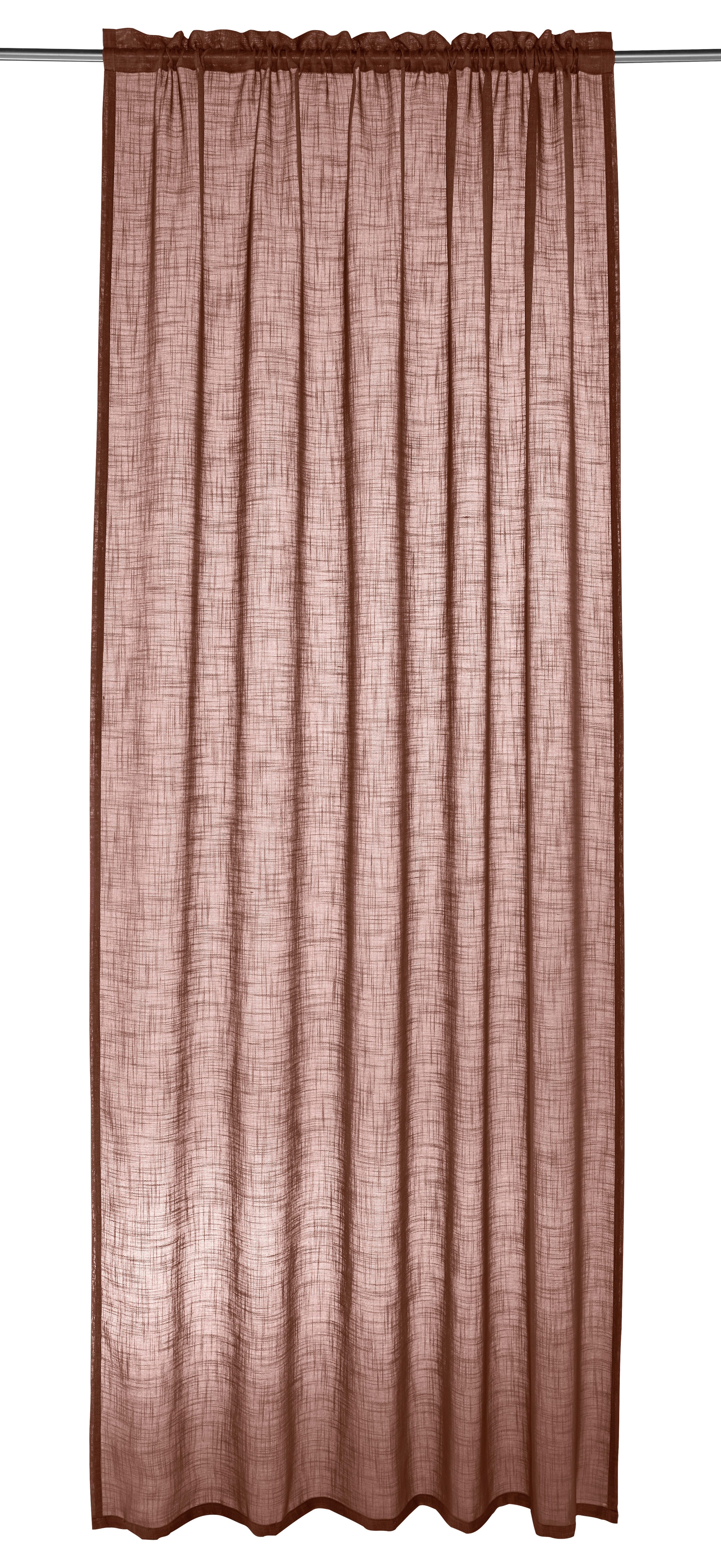 LeGer Home by Lena Gercke Gardine Marusha, Leinenoptik, halbtransparent, 1er & 2er Pack, Topseller! (2 St), Stangendurchzug, halbtransparent, Leinenoptik, grob  – Bild 2 von 5