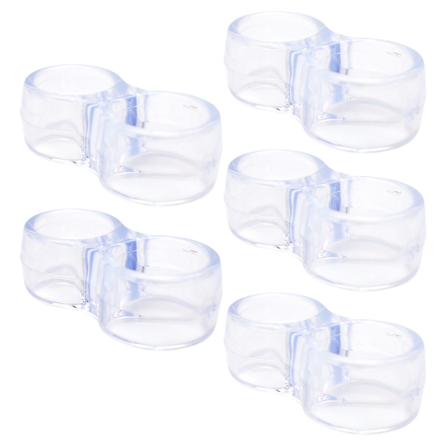 Türstopper Silikonpuffer Transparent Wandschutz Türklinke (5 St), für Fensterklinke, Türklinke, Balkontür Klinke – Bild 3 von 4