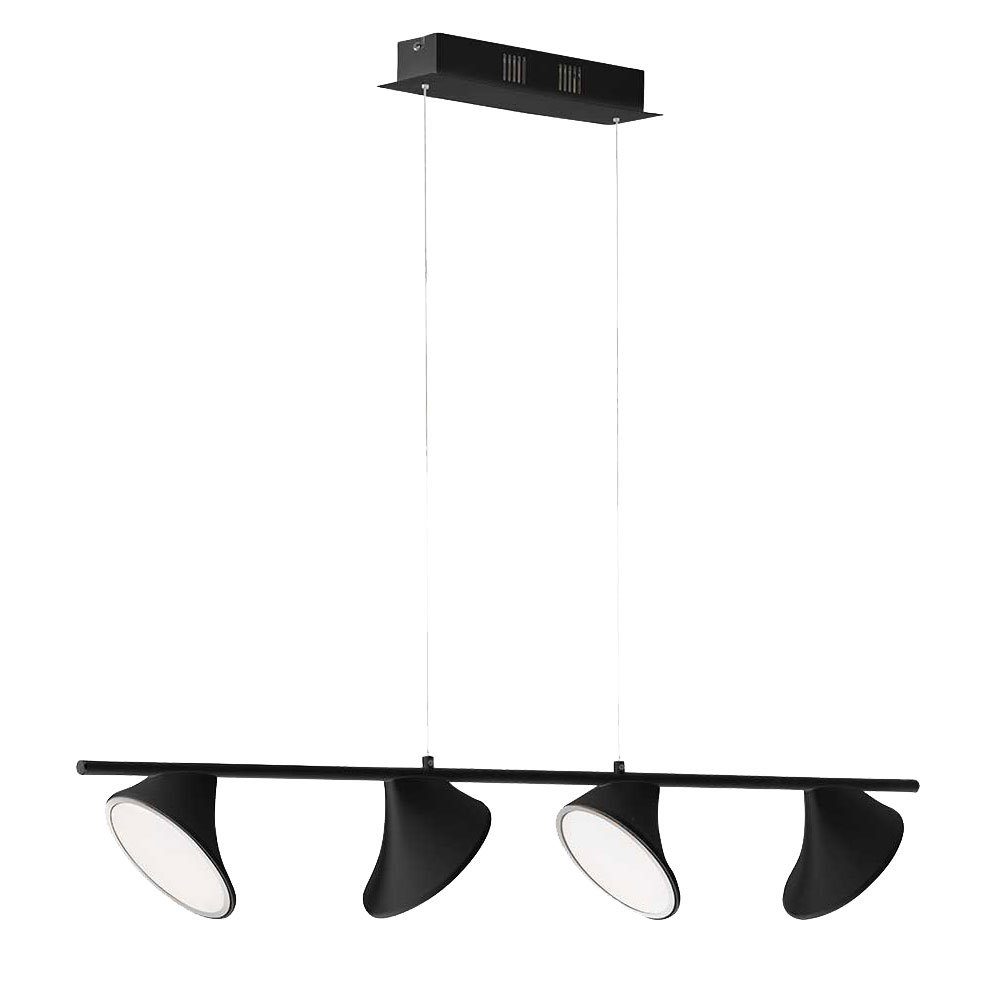 WOFI LED Pendelleuchte, LED-Leuchtmittel fest verbaut, Warmweiß, LED Decken Hänge Lampe Wohn Ess Zimmer Beleuchtung Spot Pendel