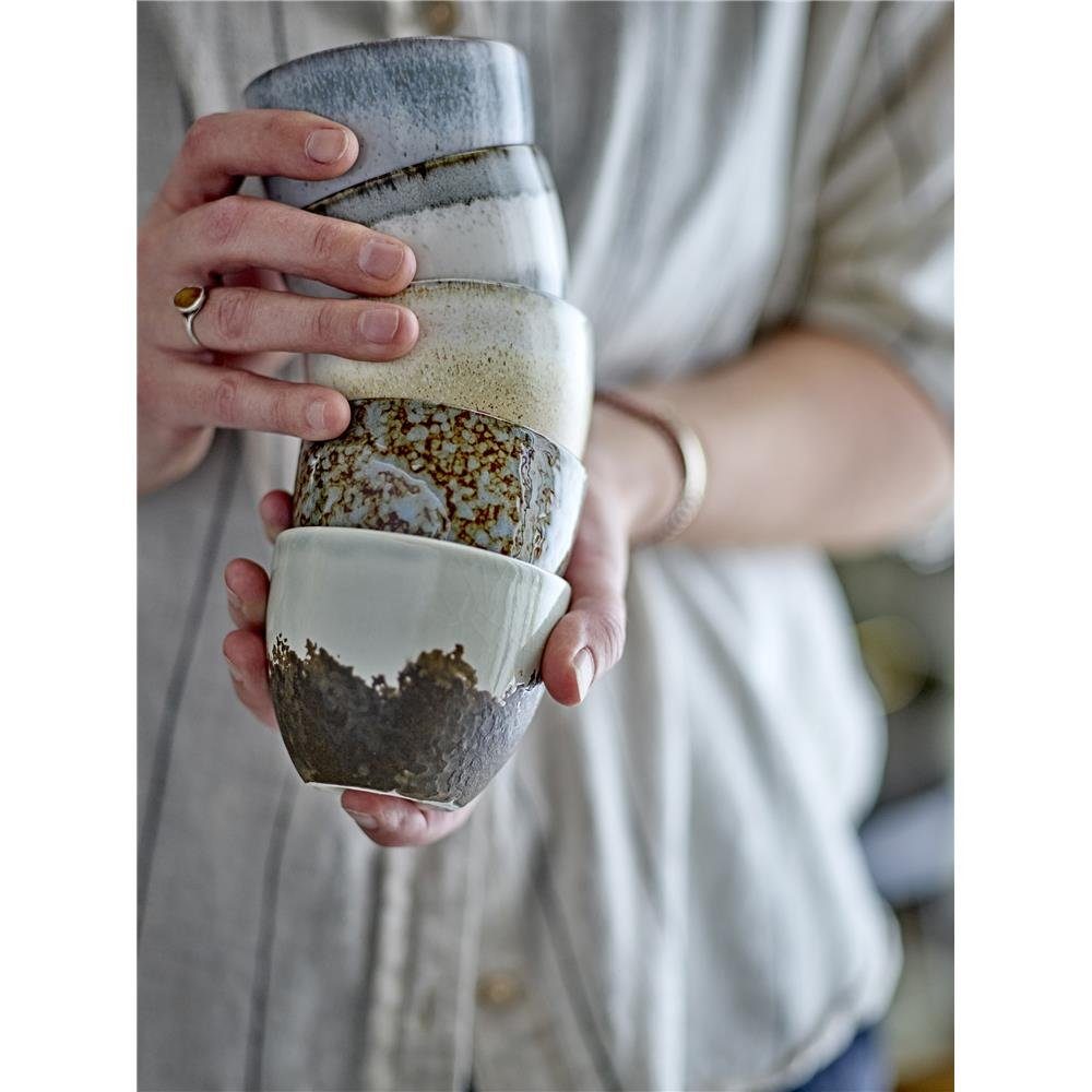 Bloomingville Becher Paula, Steingut, in Braun, 195ml