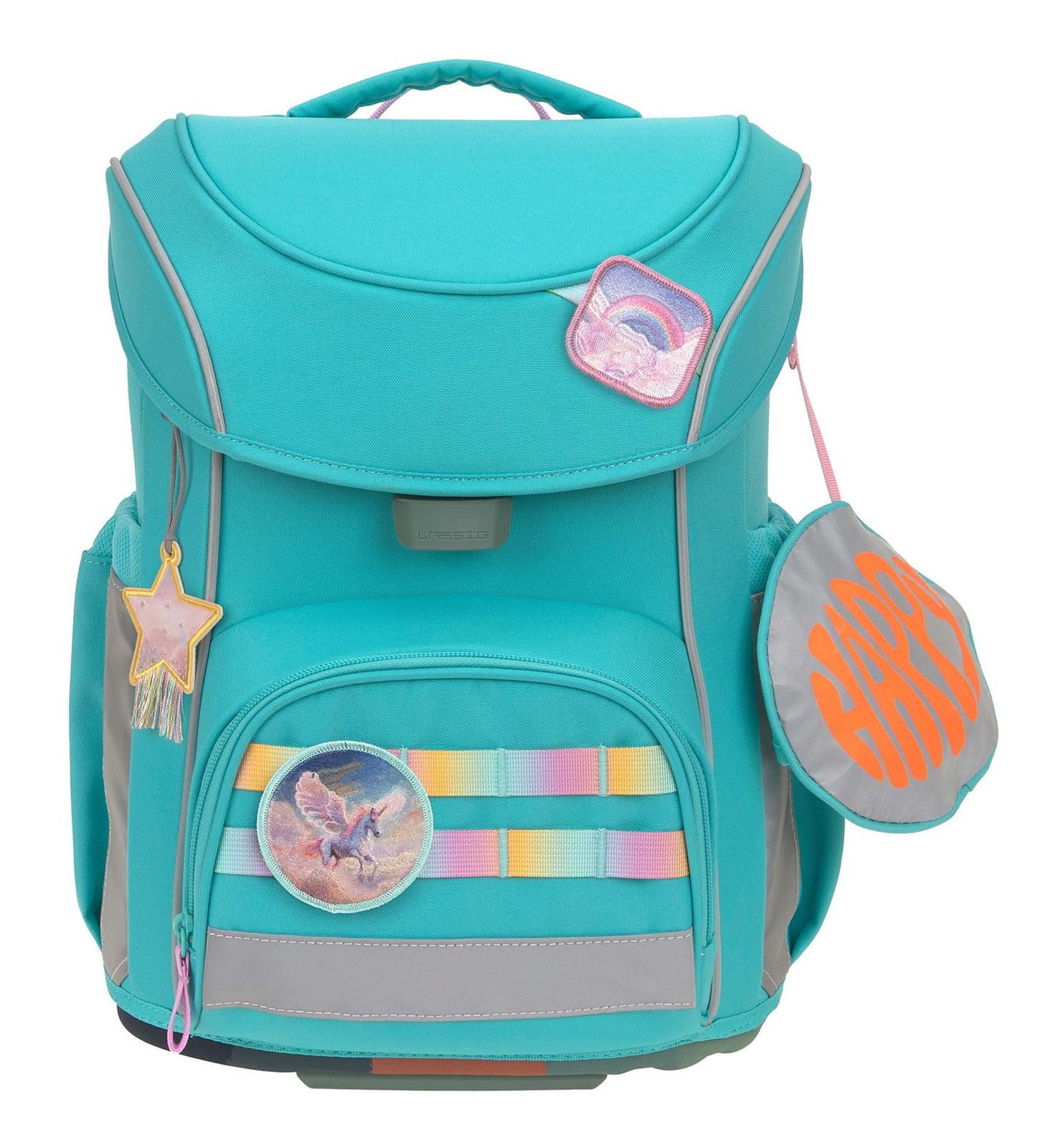 LÄSSIG Schulranzen School Set Slim 7-teilig (Set, 6-tlg)