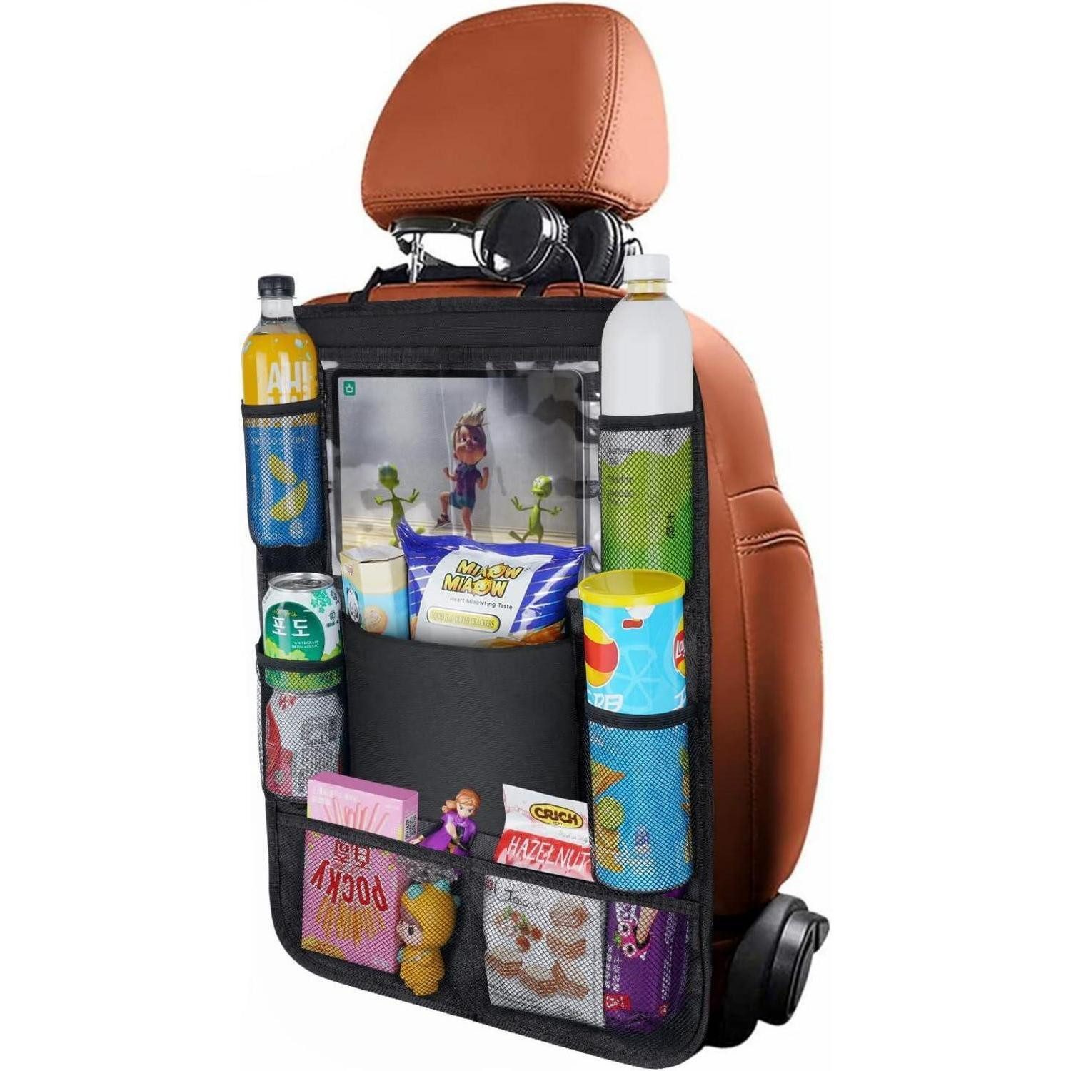 Rücksitzorganizer Auto Rückenlehnenschutz Organizer Wasserdicht Rücksitzschoner Taschen