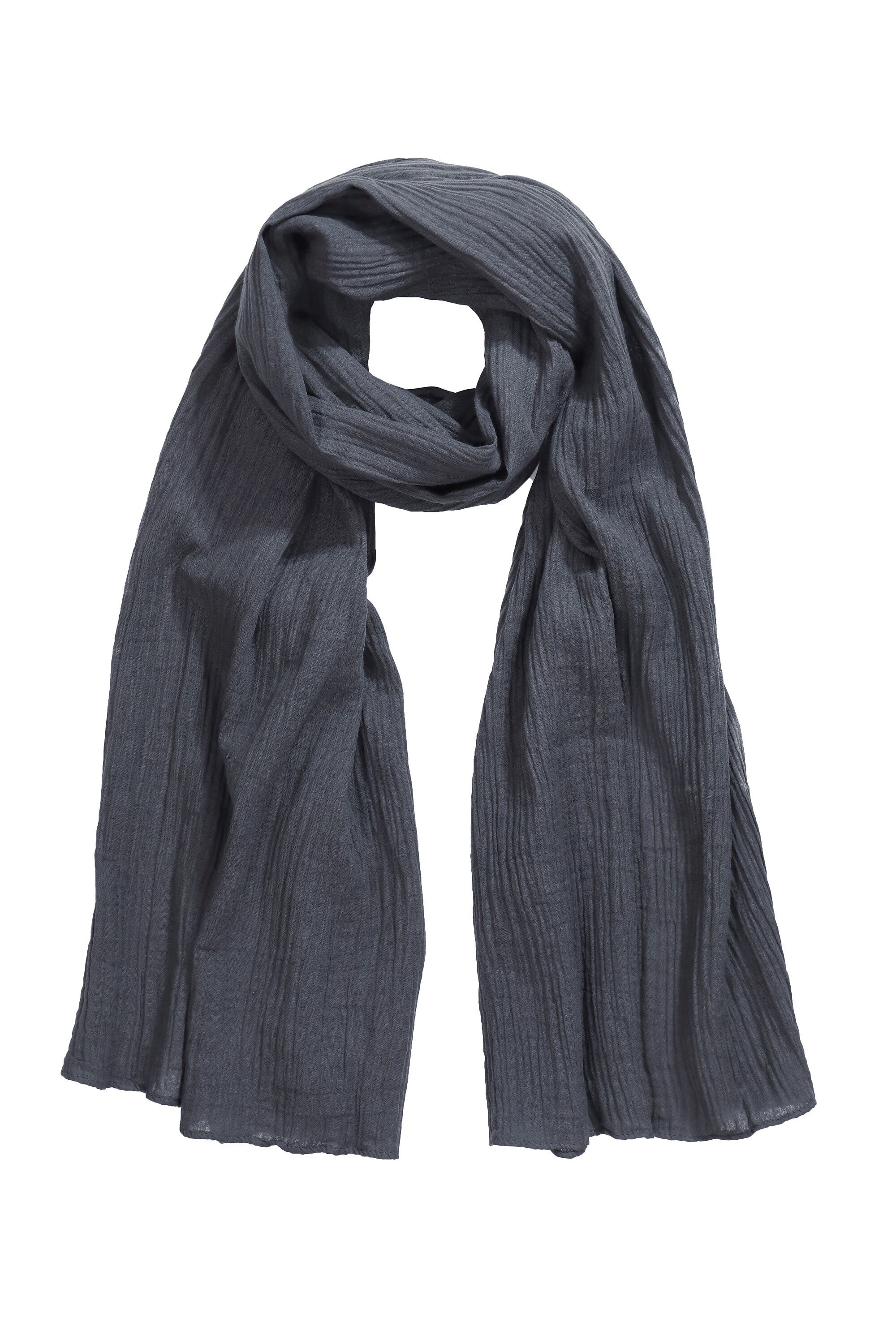 Ulla Popken Halstuch Schal Musselin Baumwolle günstig online kaufen