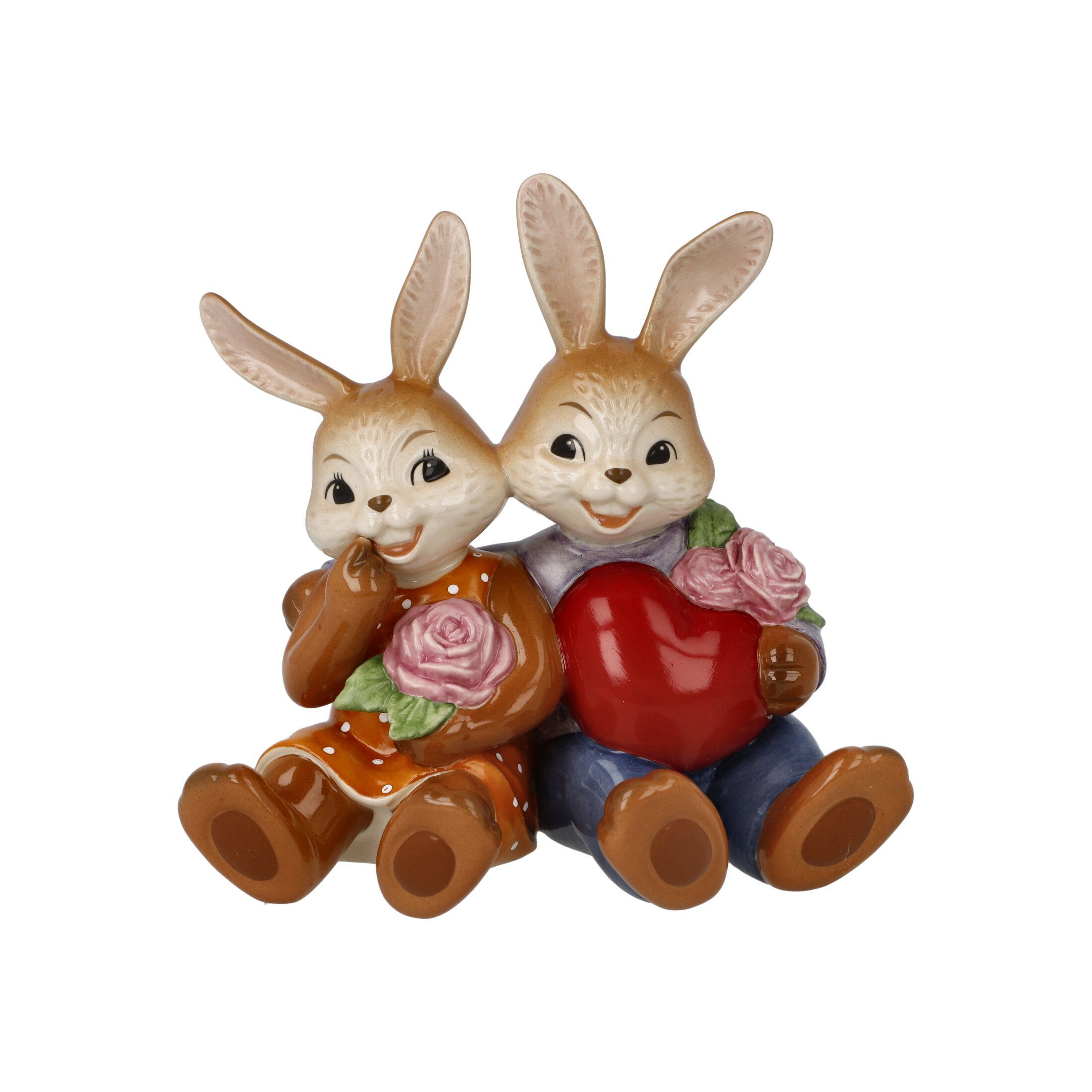 Goebel Osterhase Hasenpaar Figur Mein Valentinsschatz