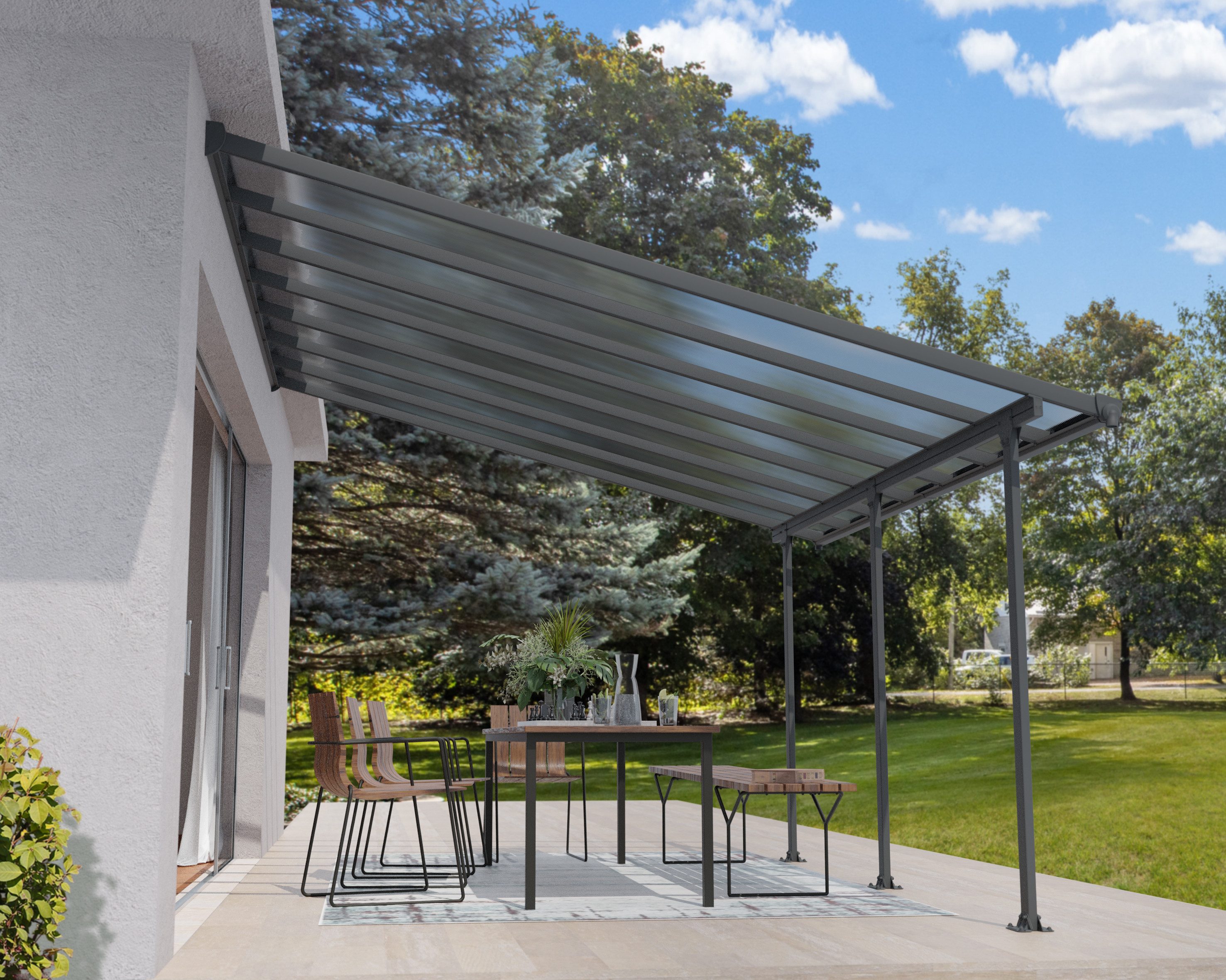 Palram - Canopia Terrassendach Feria Alu günstig online kaufen