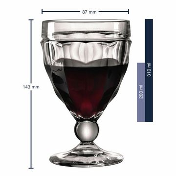 LEONARDO Rotweinglas Brindisi anthrazit 310 ml, Glas