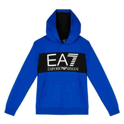 Emporio Armani Hoodie EA7 Emporio Armani Kids Hoodie Sweater blau Logoprint