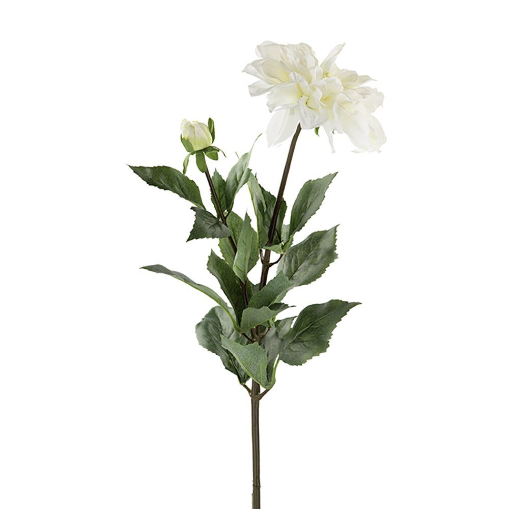 Kunstpflanze FINK Kunstblume Dahlie - weiß - H. 70cm, Fink