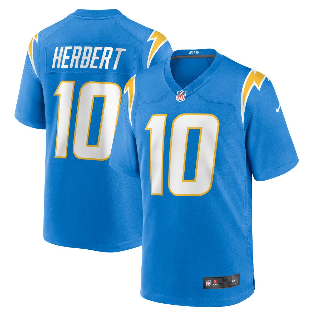 Footballtrikot Nike Trikot Los Angeles Chargers NFL Home Jersey Herbert 10