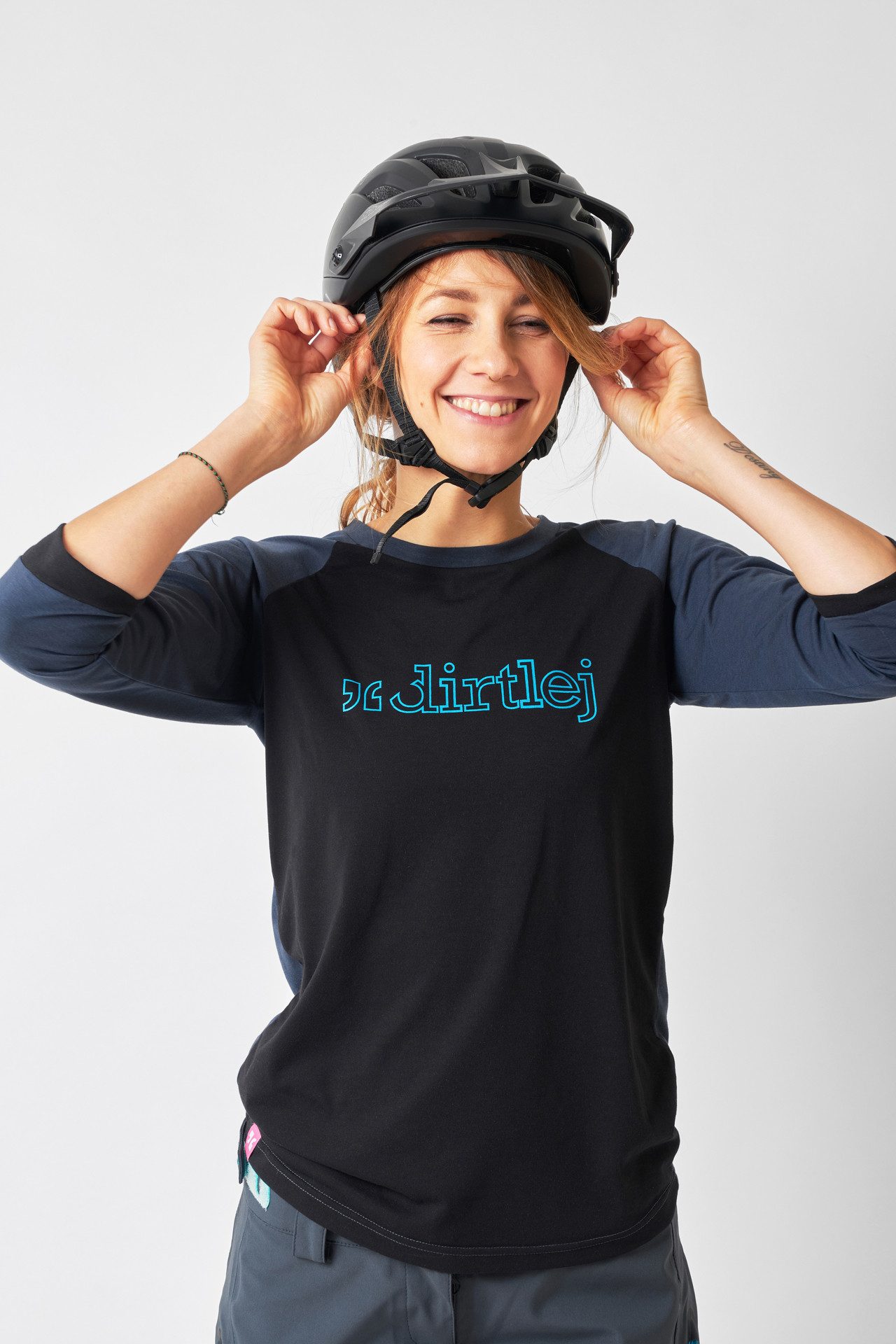 Dirtlej Funktionsshirt mountee ladies steel blue