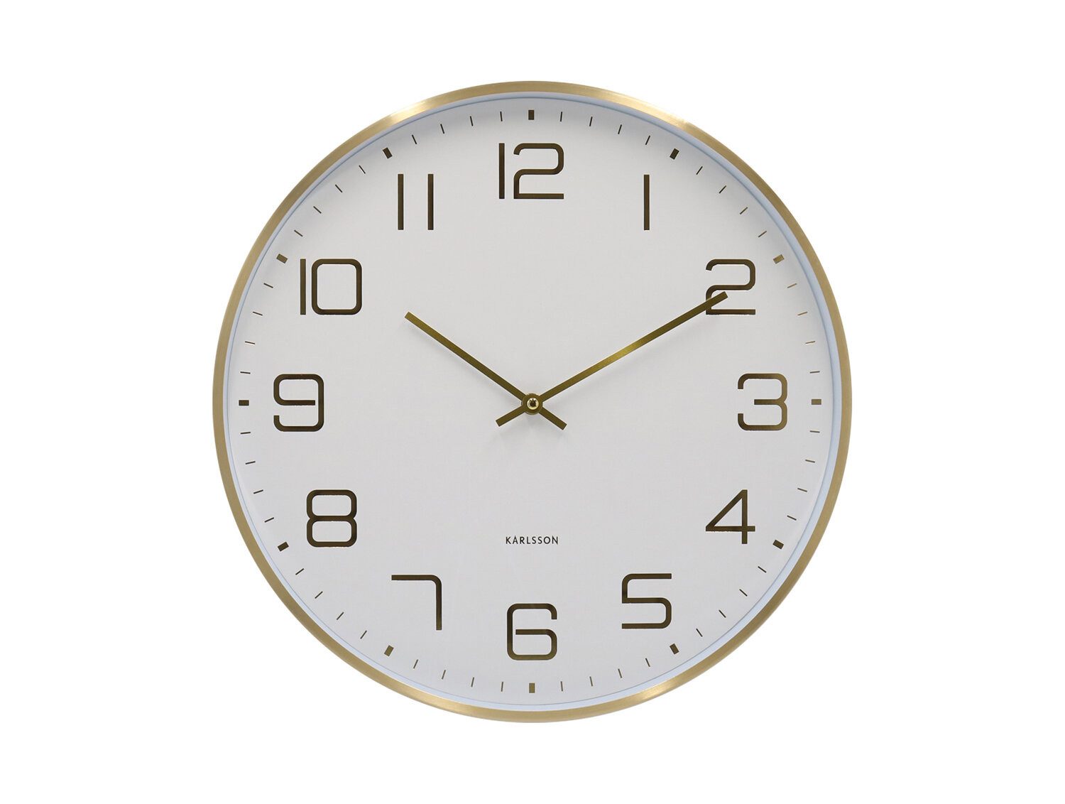 Karlsson Wanduhr Wanduhr ELEGANCE GLOW, Ø 40 cm