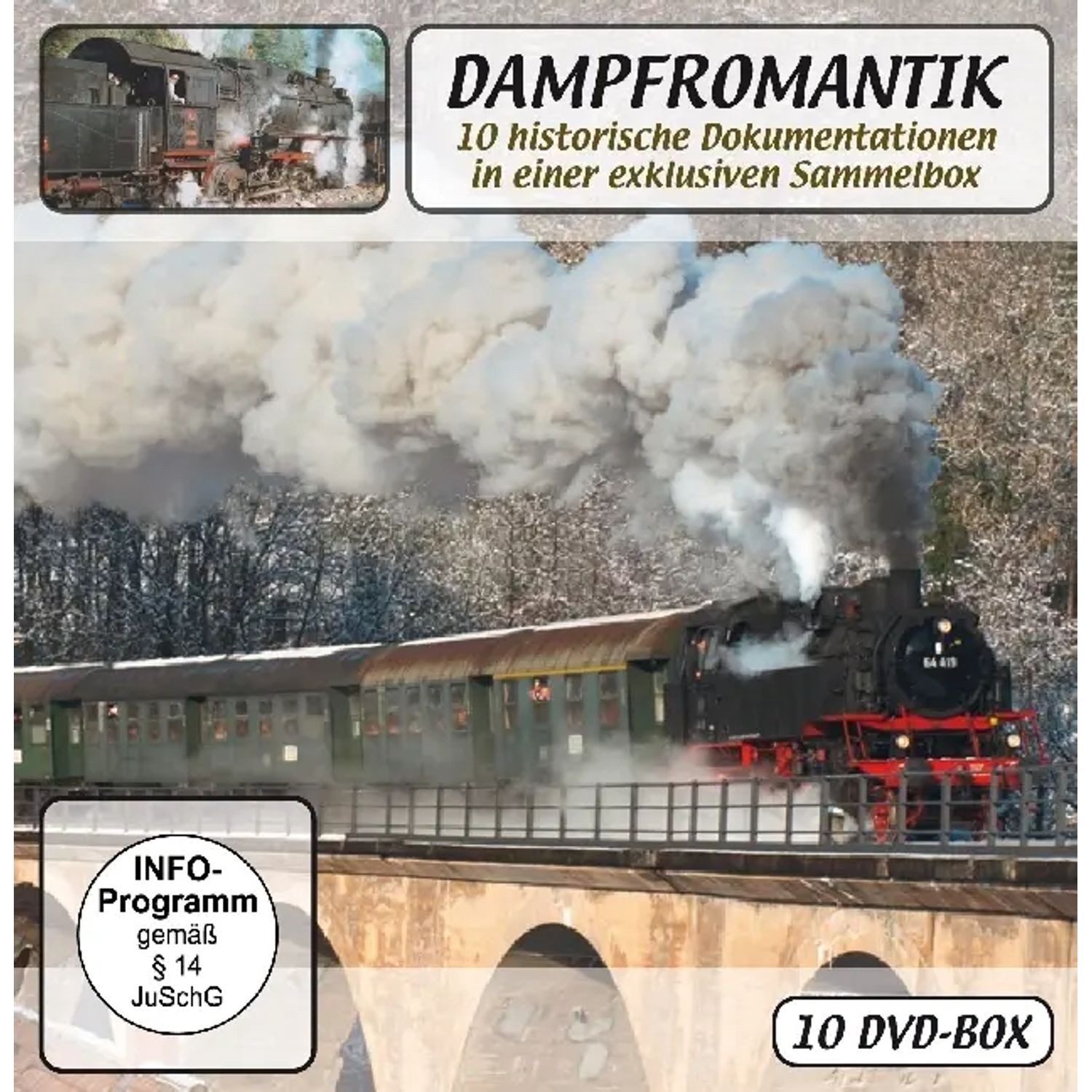 DVD Dampfromantik, 10 DVDs