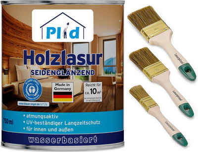 plid Holzschutzlasur Premium Holzlasur Holzschutzlasur Holzschutz Lasurpinsel, Schnelltrocknend