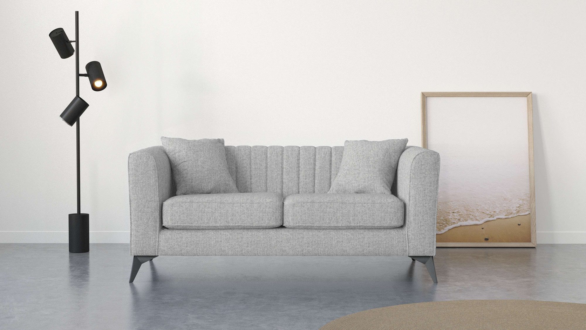 PLACES OF STYLE 2-Sitzer "MATTHEW elegantes Designsofa, Maße B/T/H: 170/86/ günstig online kaufen
