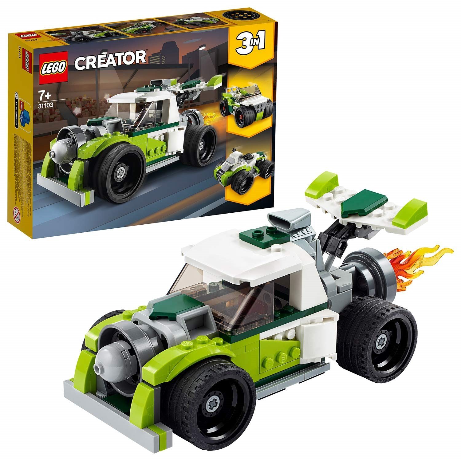 LEGO® 31103 Creator 3-in-1-Sets Raketen-Truck Konstruktionsspielsteine