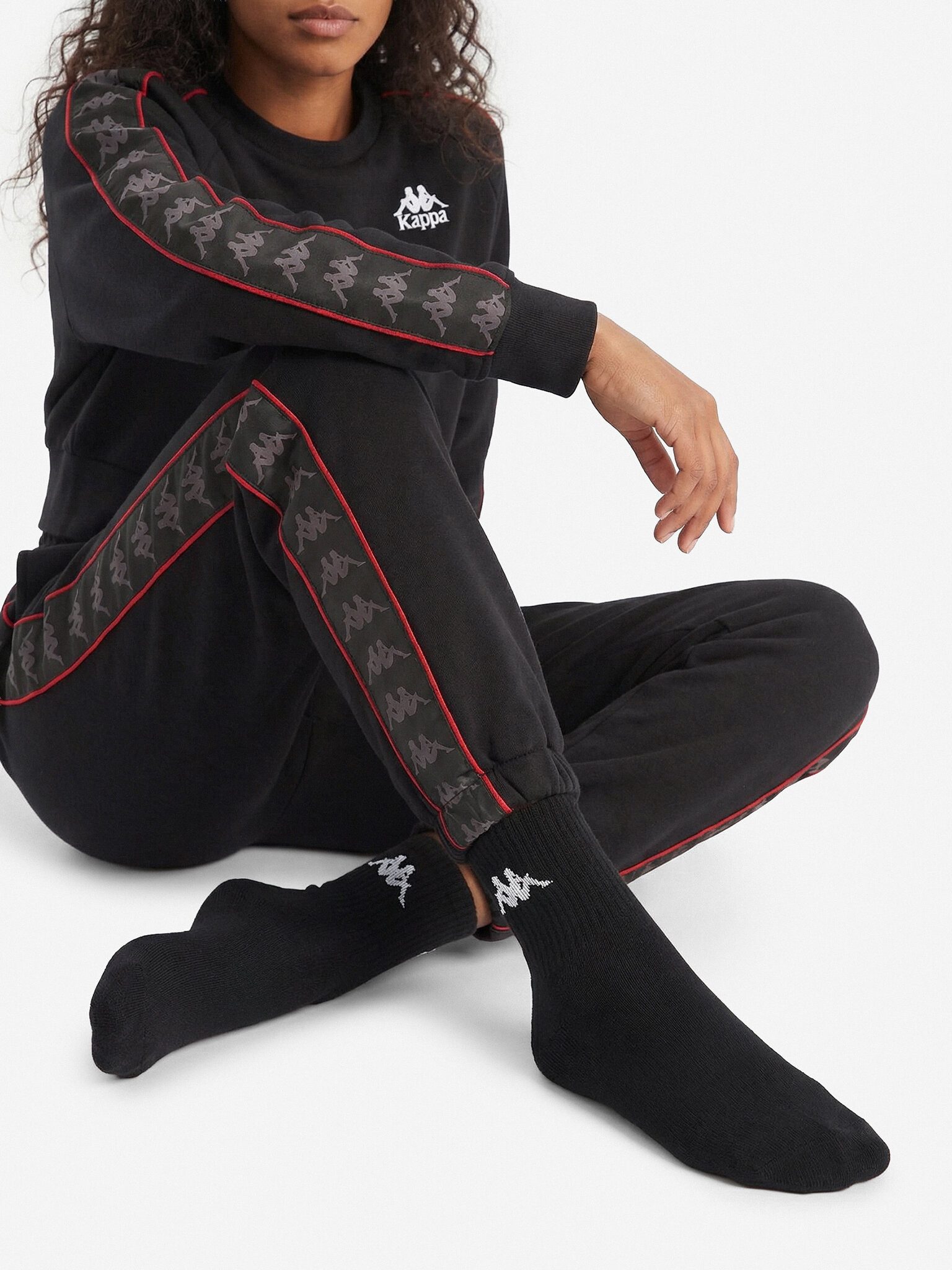 Kappa Basicsocken Kappa Long Socks Unisex Schwarze Z4448_AW24