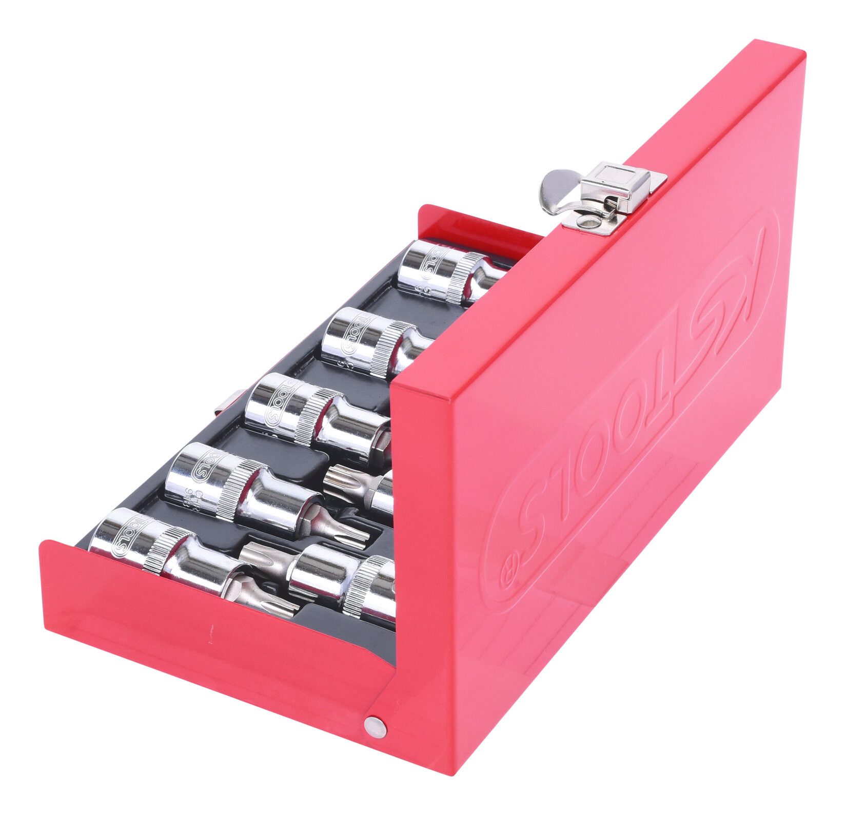 Thumbnail - KS Tools Bit-Set CHROMEplus, 9-St., 1/2" Stecknuss-Satz Torx, 9-teilig T20-T60