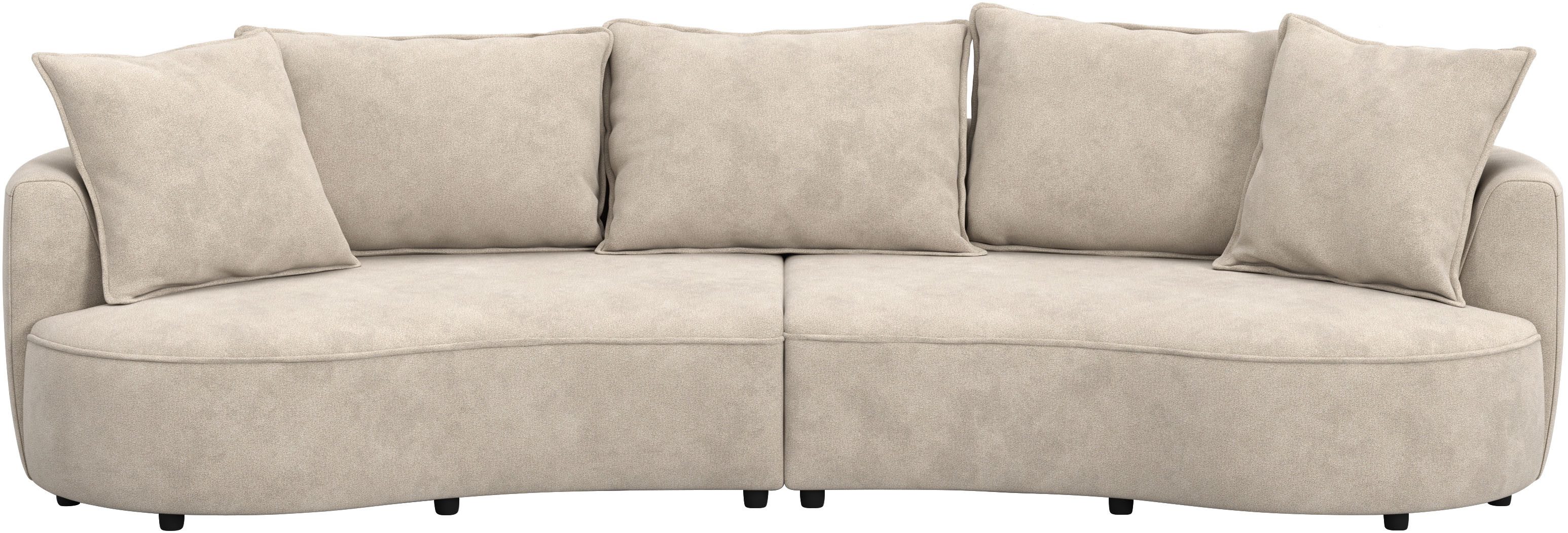 COTTA Loungesofa Sana, Breite 296 cm, Loungesofa mit Wellenunterfederung