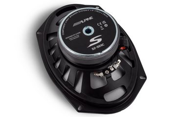 ALPINE S2-S69C 3-Wege-Komponenten-Lautsprechersystem 16 cm x 24 cm Auto-Lautsprecher (85 W, 9x6 Zoll, MAX: 260 Watt)