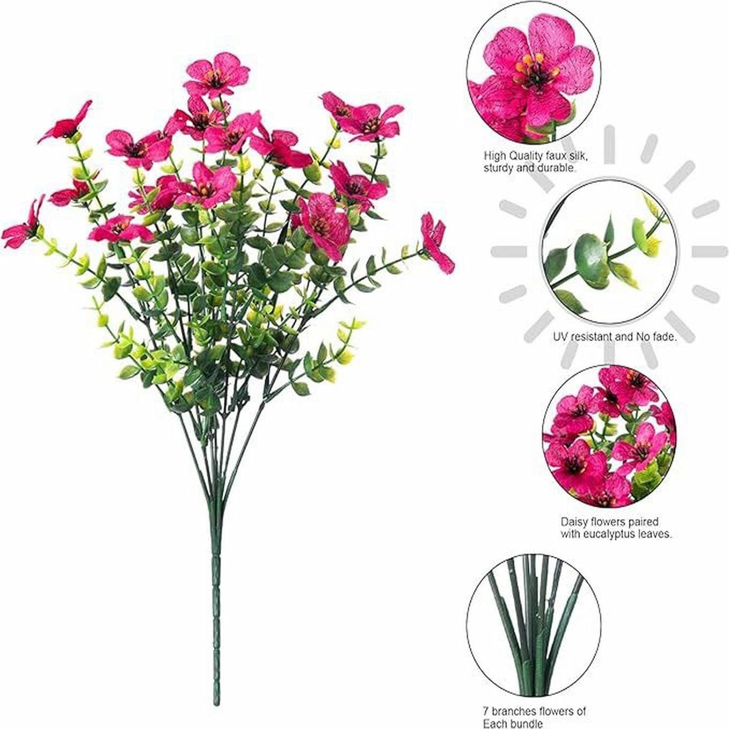 Kunstblumenstrauß Frühling Künstlicher Blumenstrauß Outdoor Balkonpflanzen, günstig online kaufen