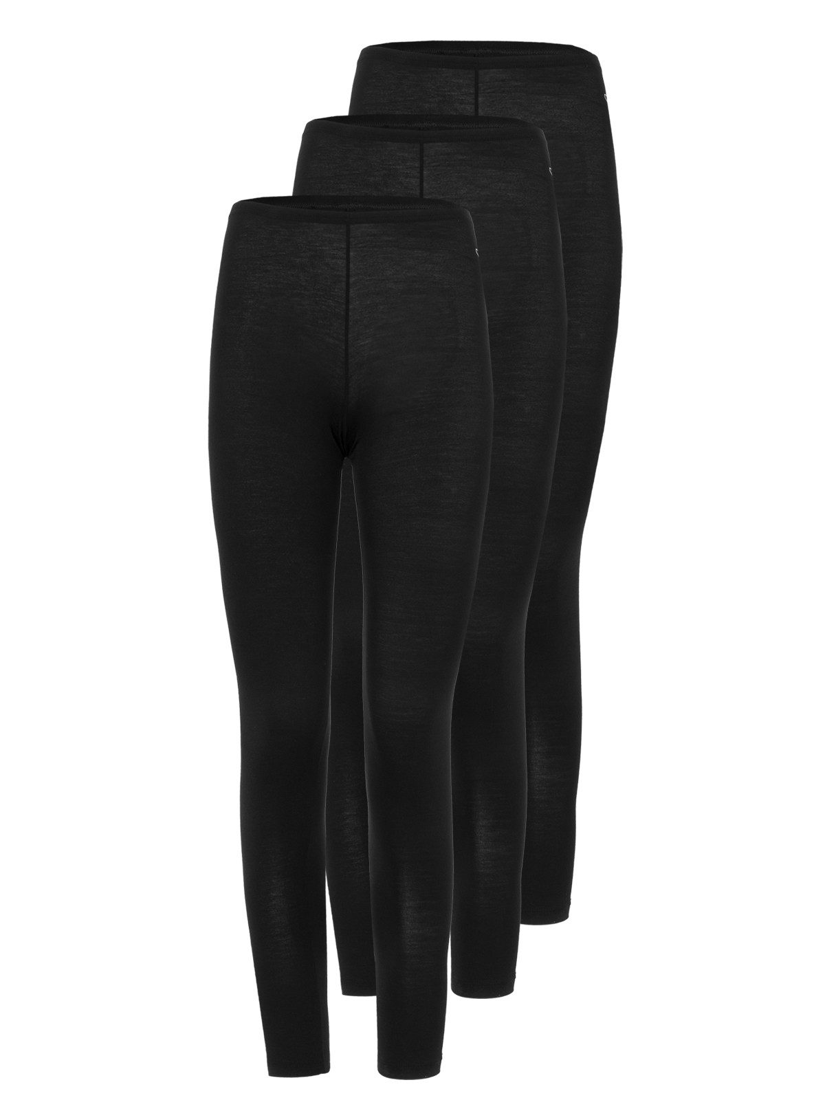 Schöller Loungehose 3er Pack Damen Leggings Viskose (Packung, 3-tlg) -